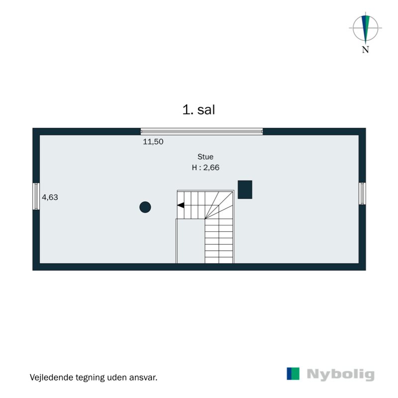 Plantegninger billede af Bjeragervej 48, Bjerager, 8300 Odder