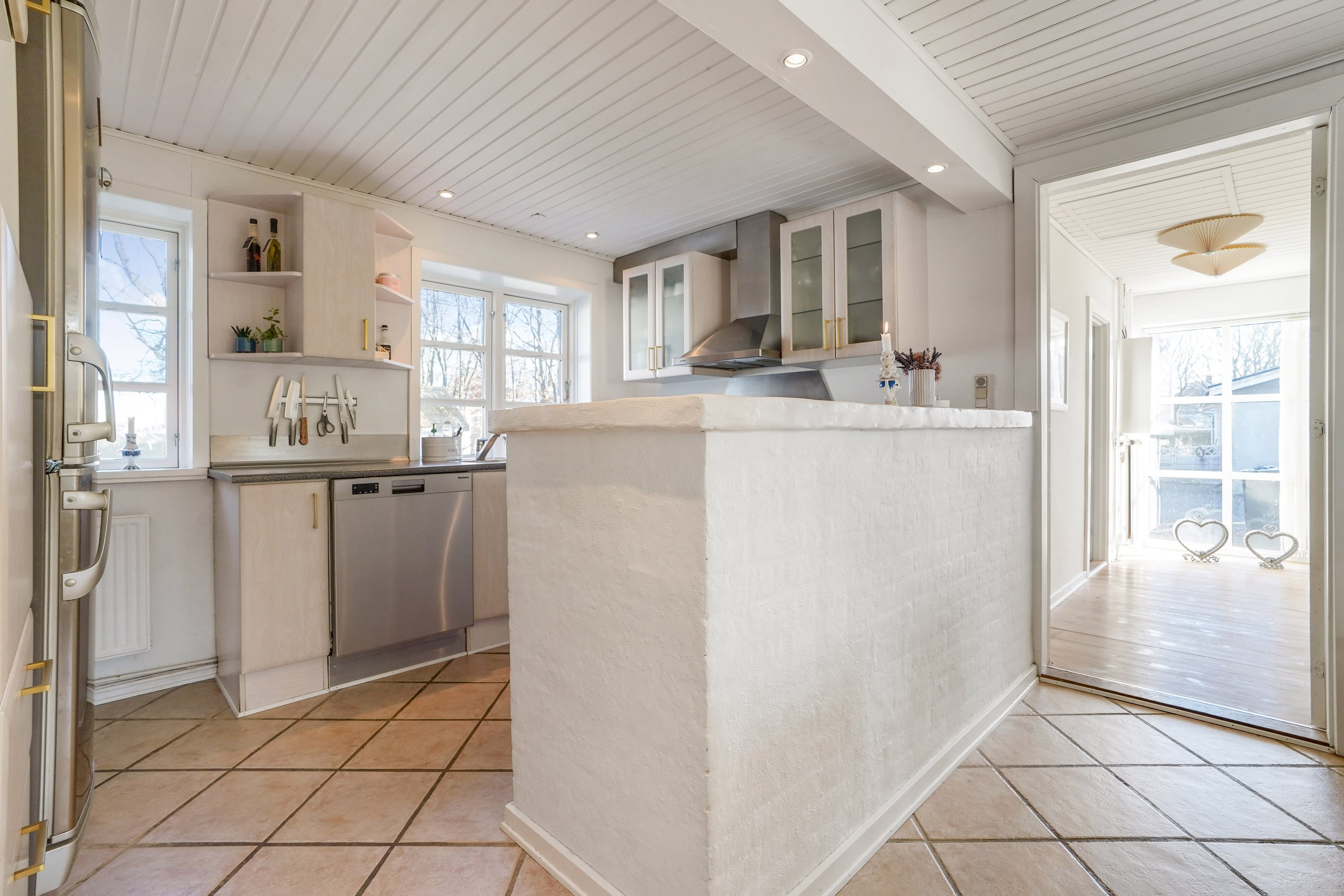 Fremhævet køkken billede i fuldskærmstilstand. Billede af Nybølvej 16, Vejlby, 5500 Middelfart