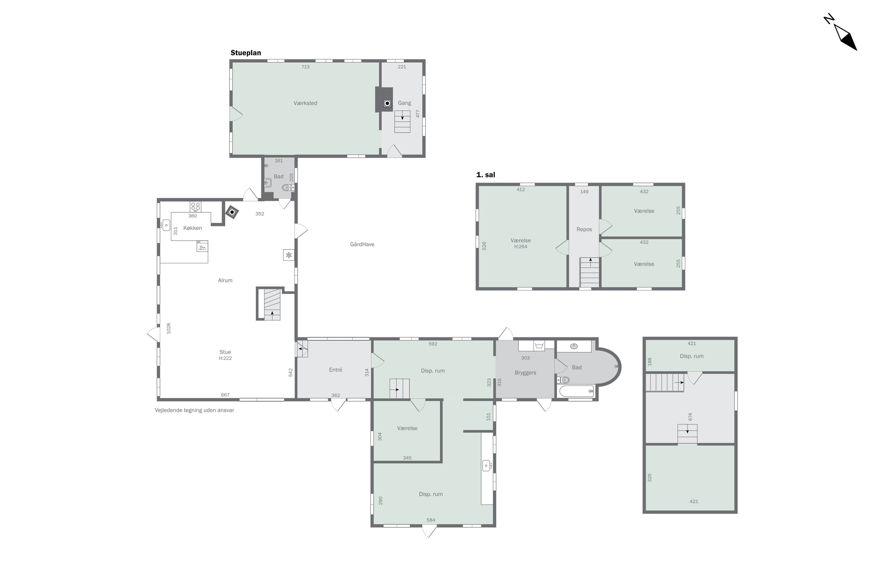 Plantegninger billede af Vårøvej 13, Tåsinge, 5700 Svendborg