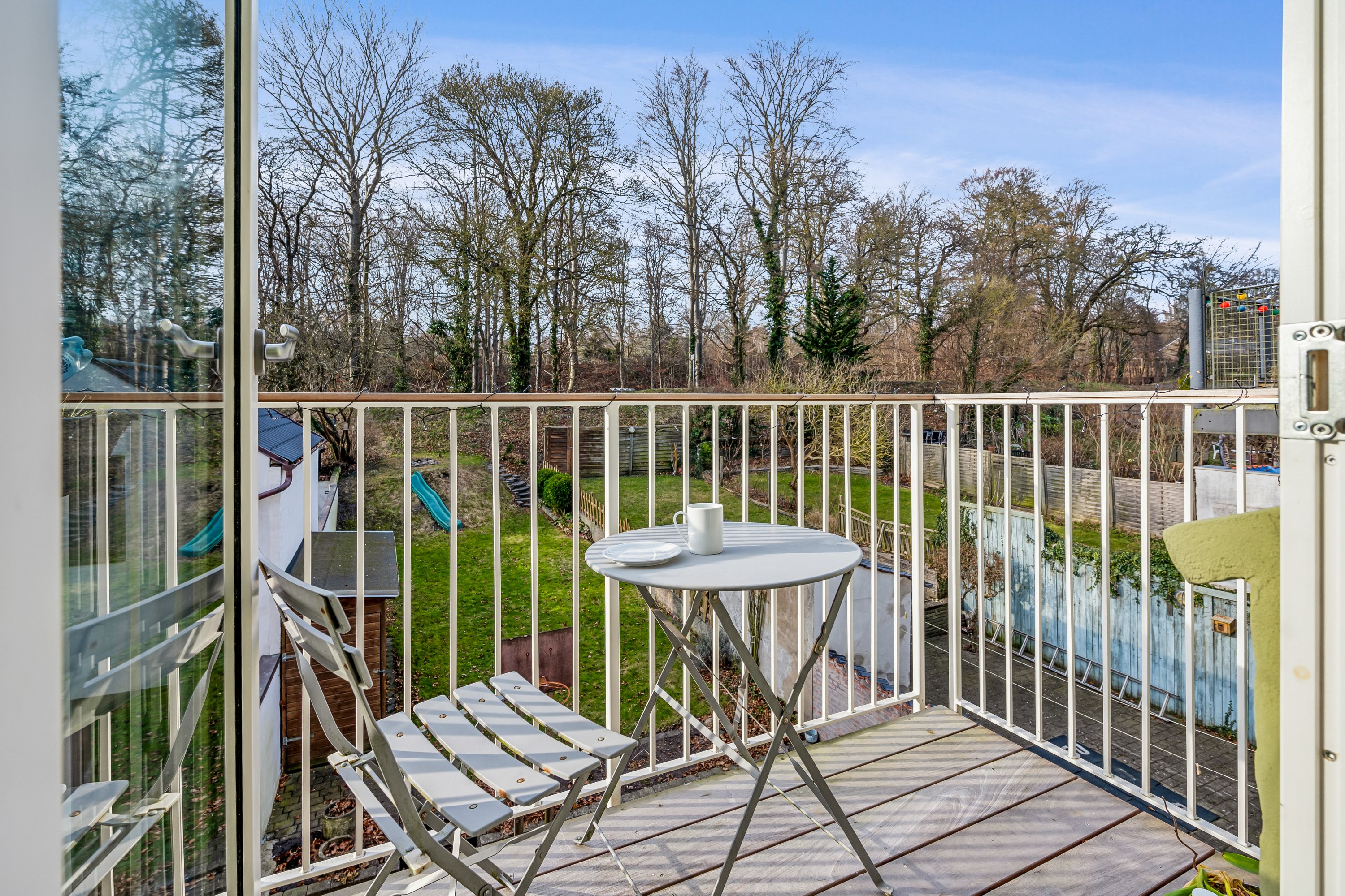 Fremhævet altan billede i fuldskærmstilstand. Billede af Skovvejen 91, 8000 Aarhus C