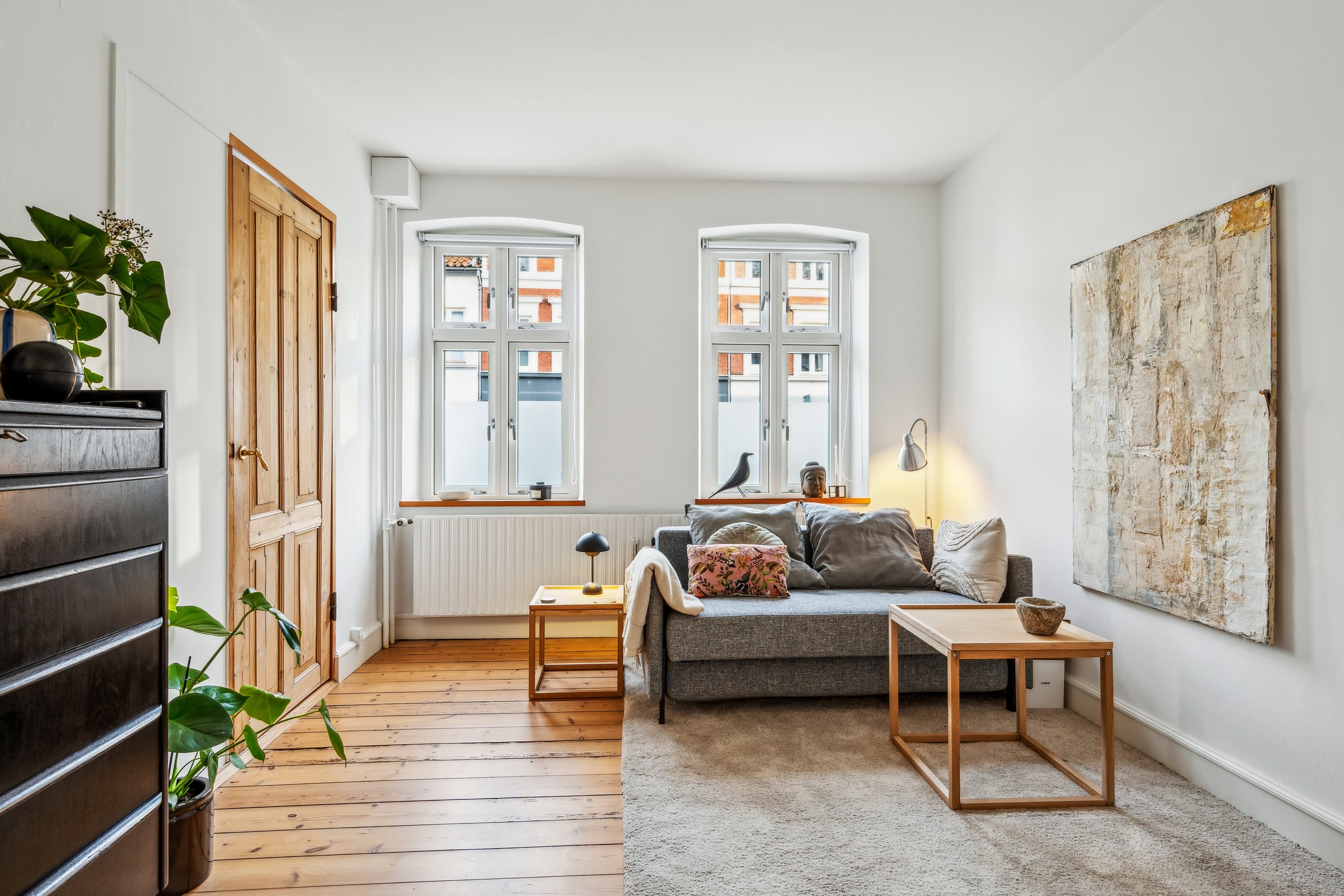 Fremhævet stue billede i fuldskærmstilstand. Billede af Skovvejen 91, 8000 Aarhus C