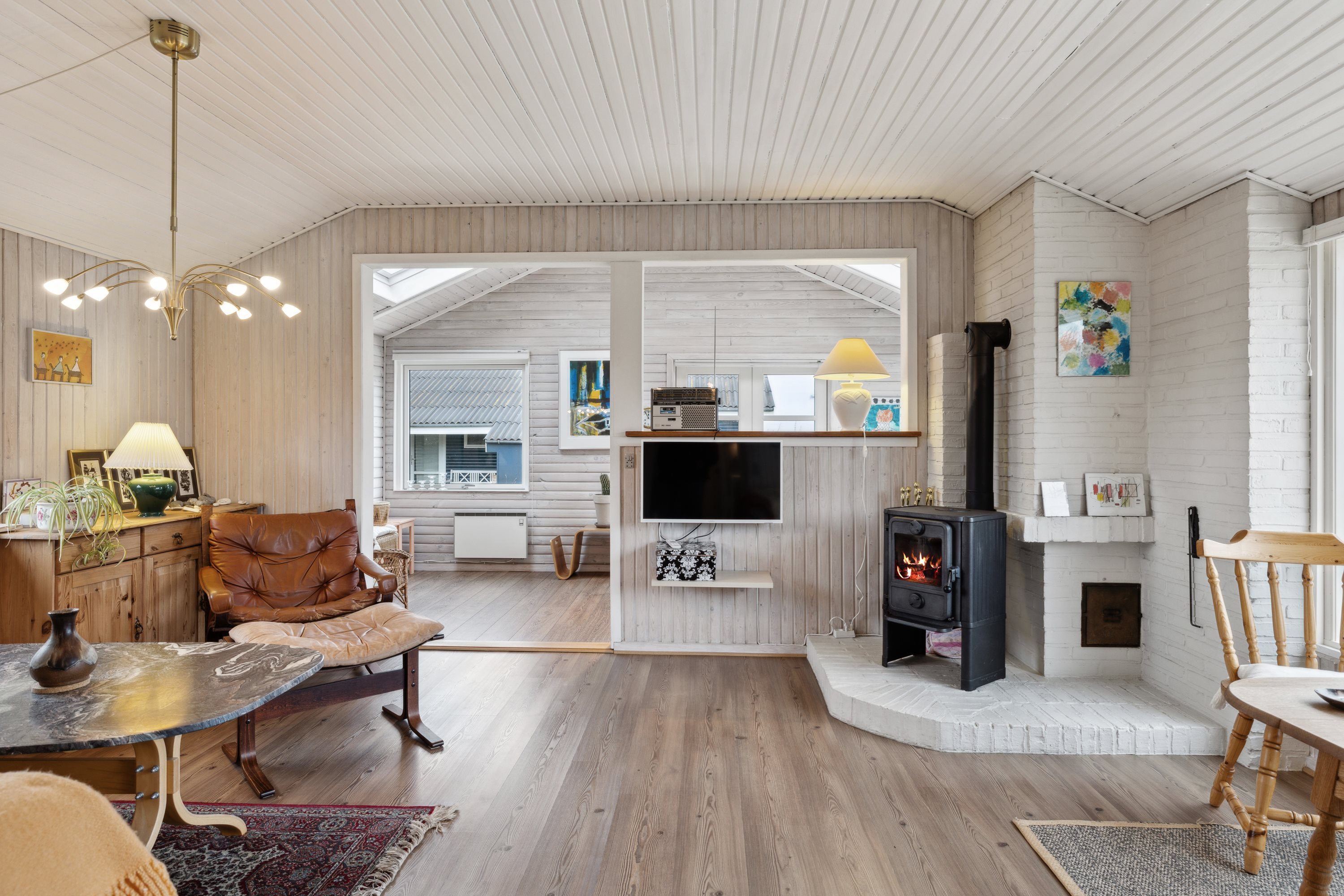 Fremhævet stue billede i fuldskærmstilstand. Billede af Ærøvej 4, Horne, 5600 Faaborg