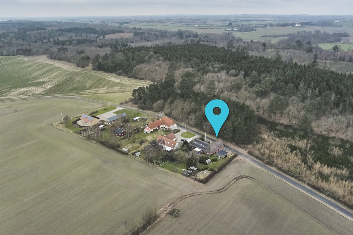 Fremhævet  billede i fuldskærmstilstand. Billede af Ruerne 10, Tellerup, 5591 Gelsted