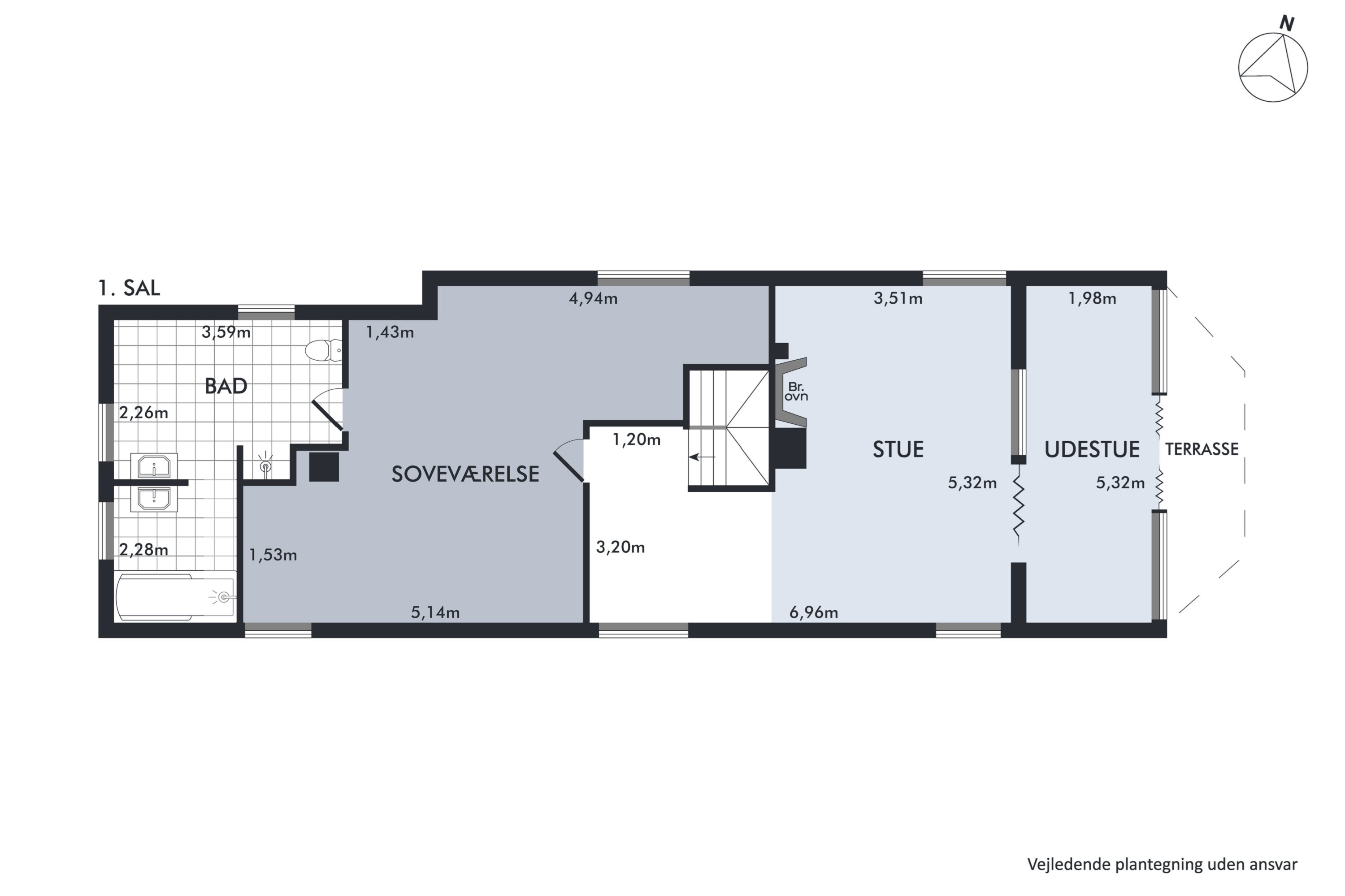 Plantegninger billede af Nørre Kettingskov 5, 6440 Augustenborg