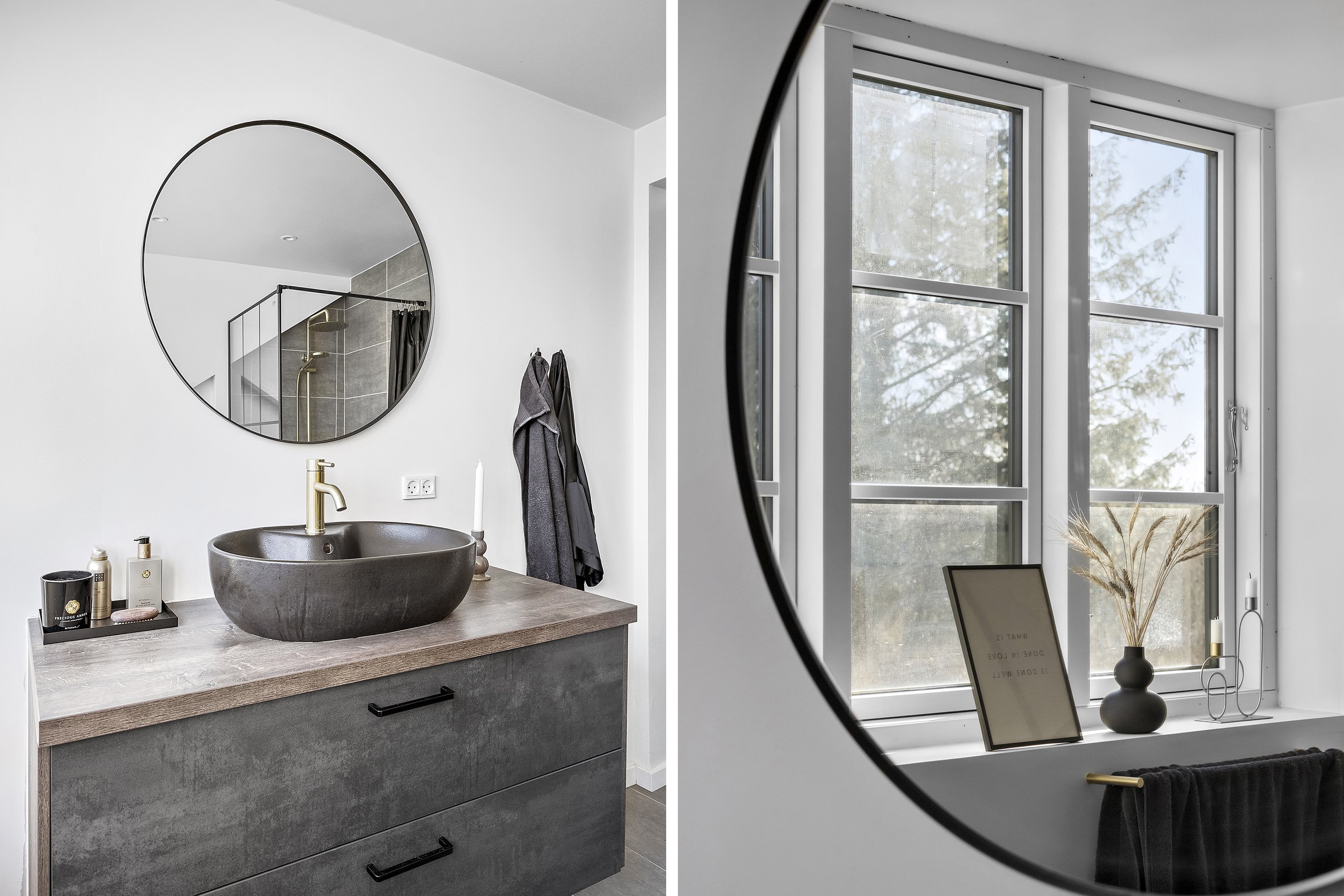 Fremhævet badeværelse billede i fuldskærmstilstand. Billede af Foerlev Møllevej 37, Mesing, 8660 Skanderborg