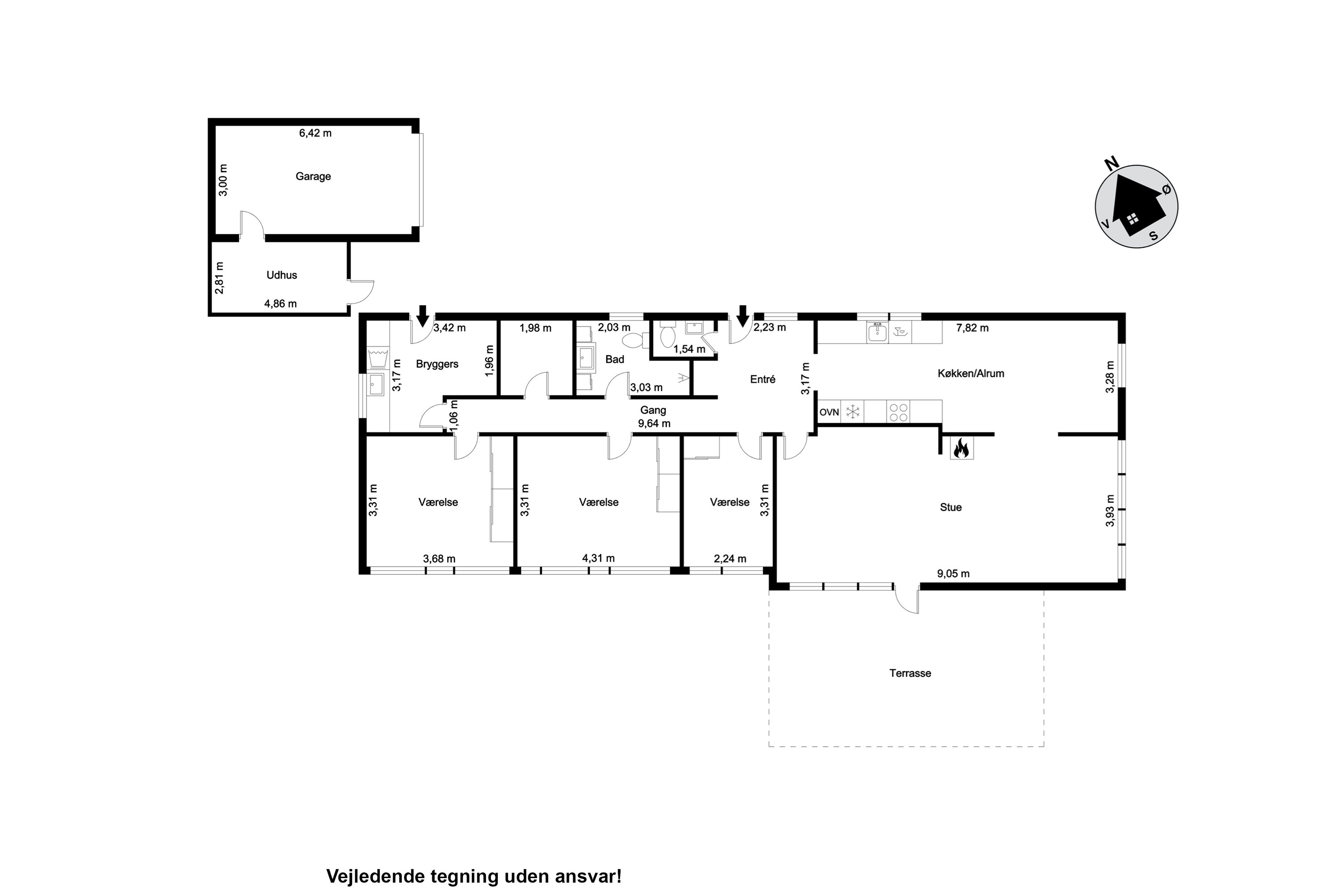Plantegninger billede af Ørnevej 47, 9900 Frederikshavn