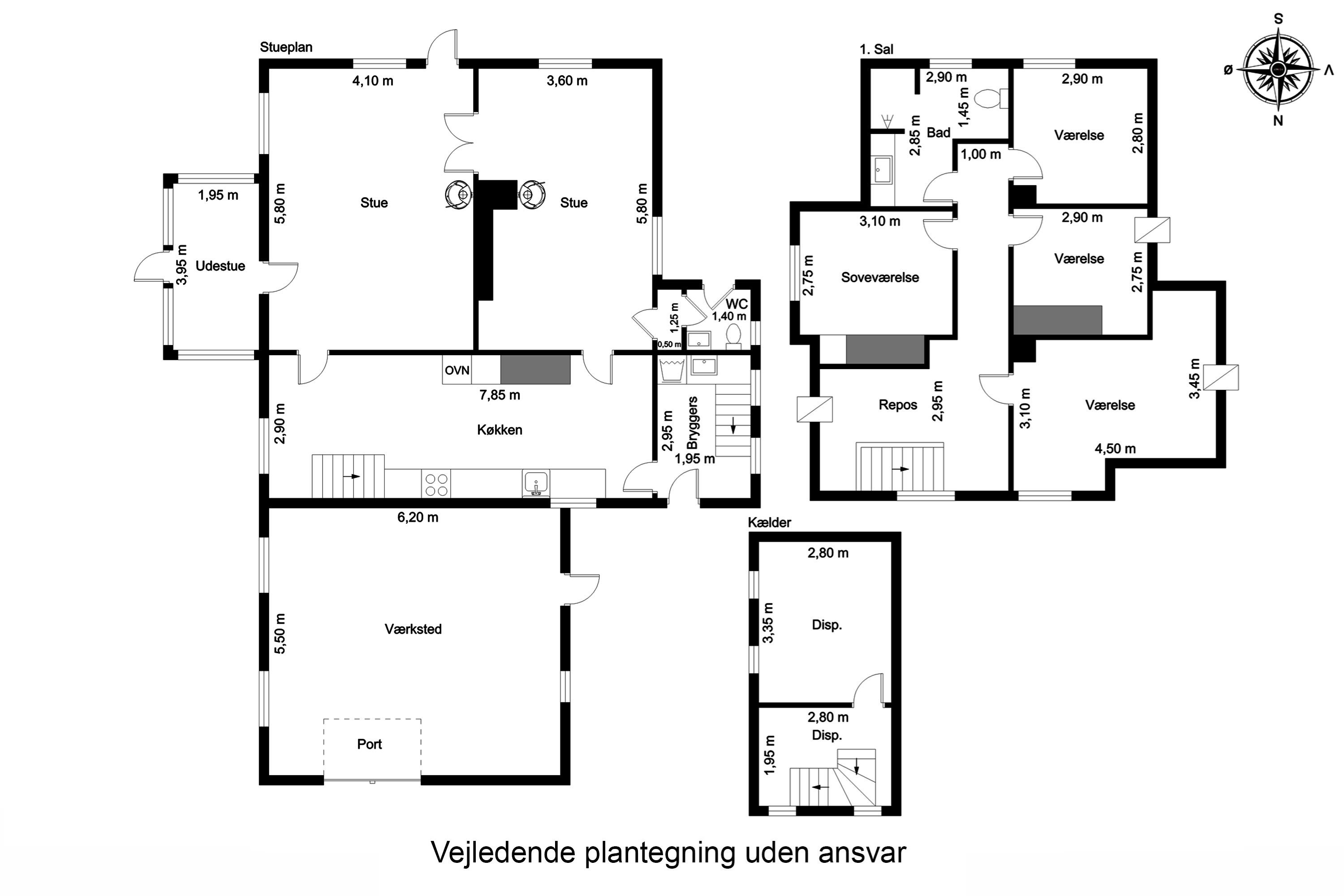 Plantegninger billede af Svendborgvej 424, 5600 Faaborg