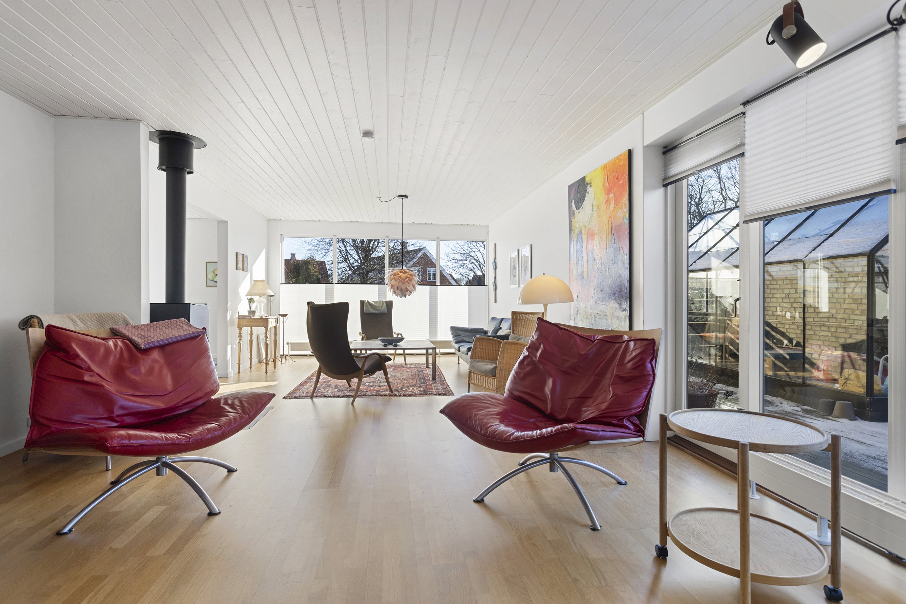 Fremhævet stue billede i fuldskærmstilstand. Billede af Ørnevej 47, 9900 Frederikshavn