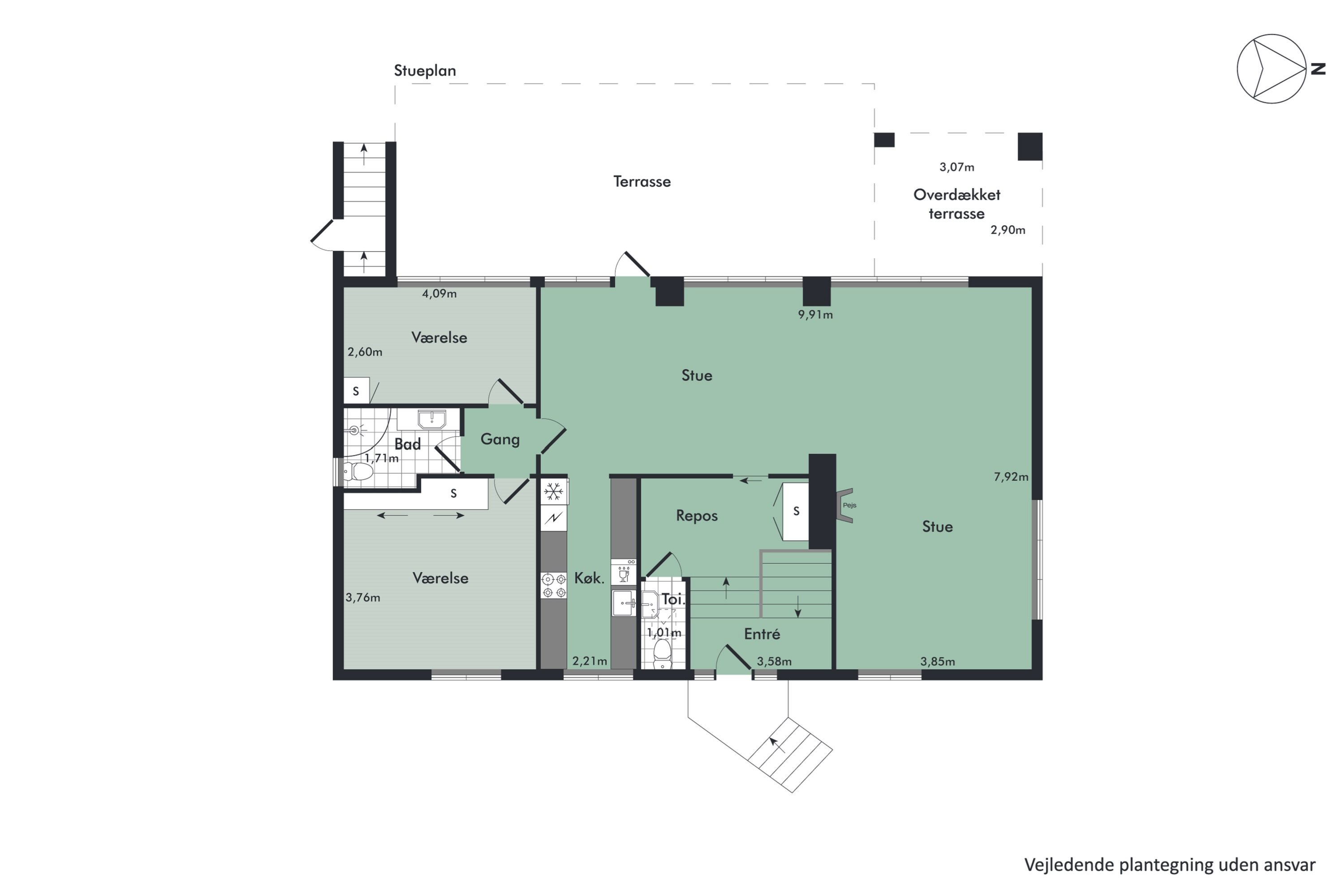 Plantegninger billede af Springvandspladsen 4, Als, 9560 Hadsund