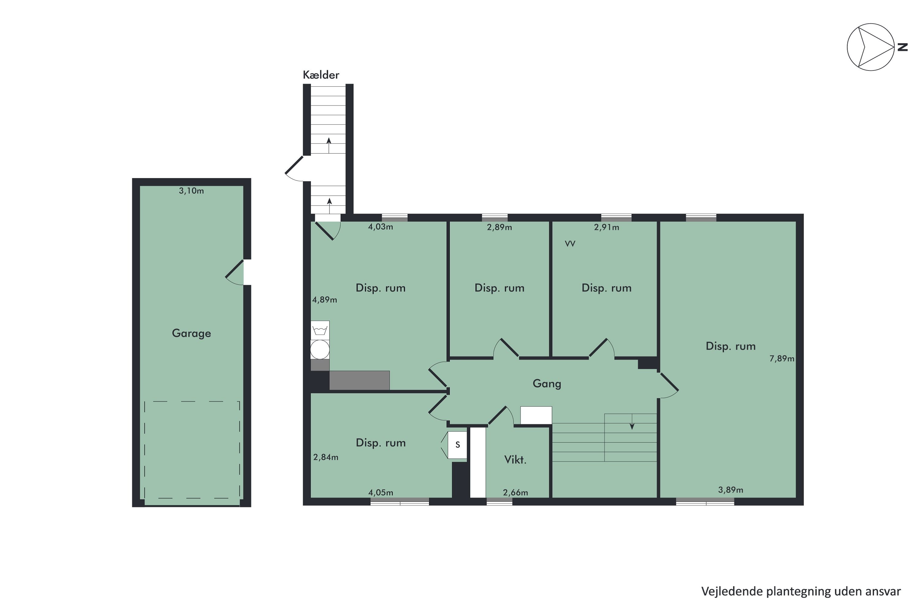 Plantegninger billede af Springvandspladsen 4, Als, 9560 Hadsund