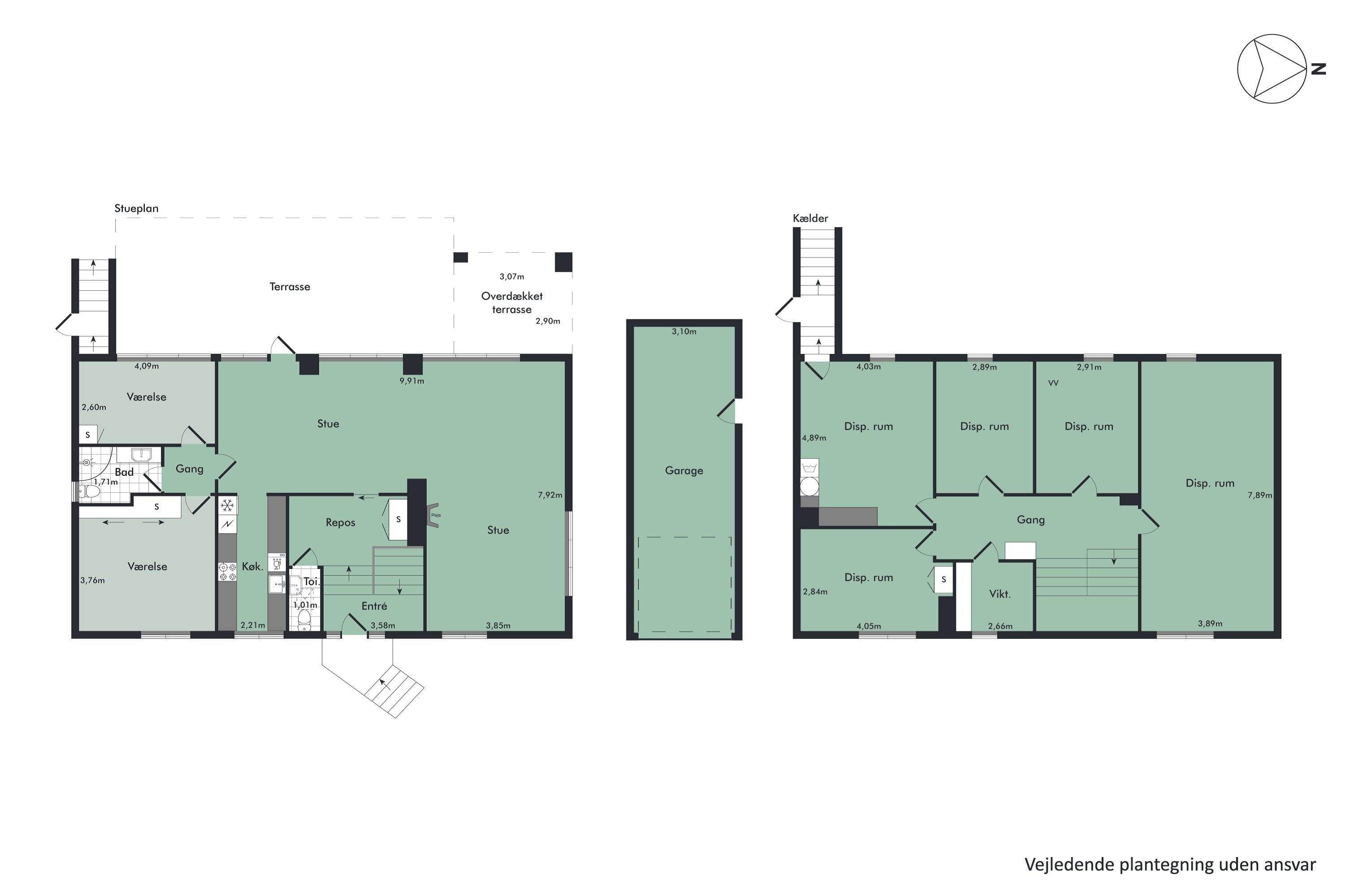 Plantegninger billede af Springvandspladsen 4, Als, 9560 Hadsund