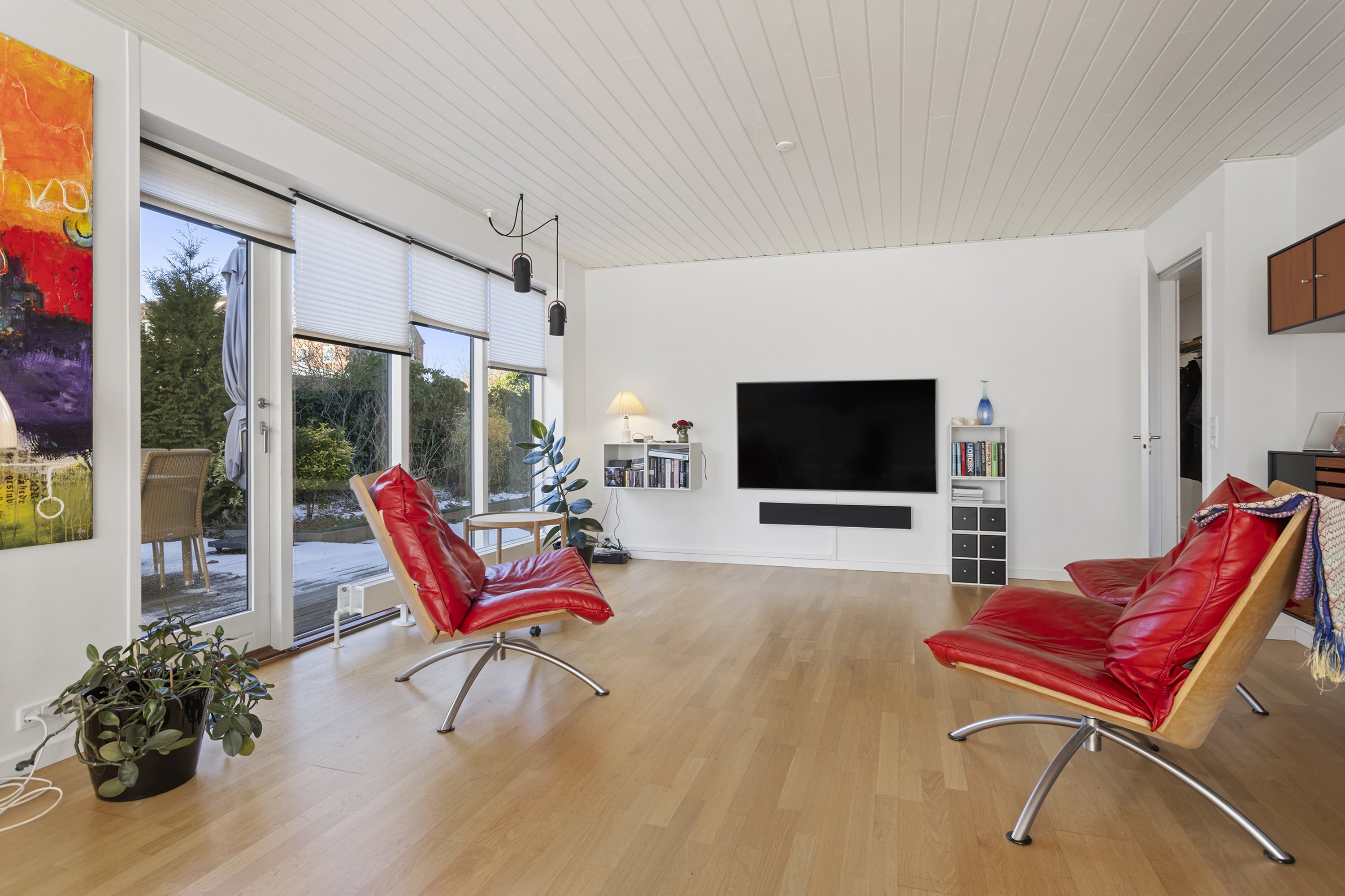 Fremhævet stue billede i fuldskærmstilstand. Billede af Ørnevej 47, 9900 Frederikshavn