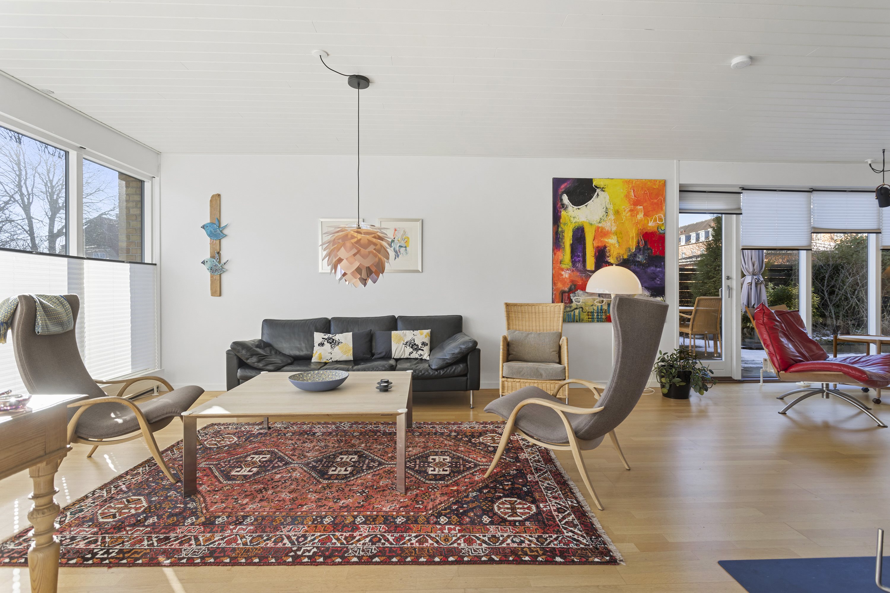 Fremhævet stue billede i fuldskærmstilstand. Billede af Ørnevej 47, 9900 Frederikshavn