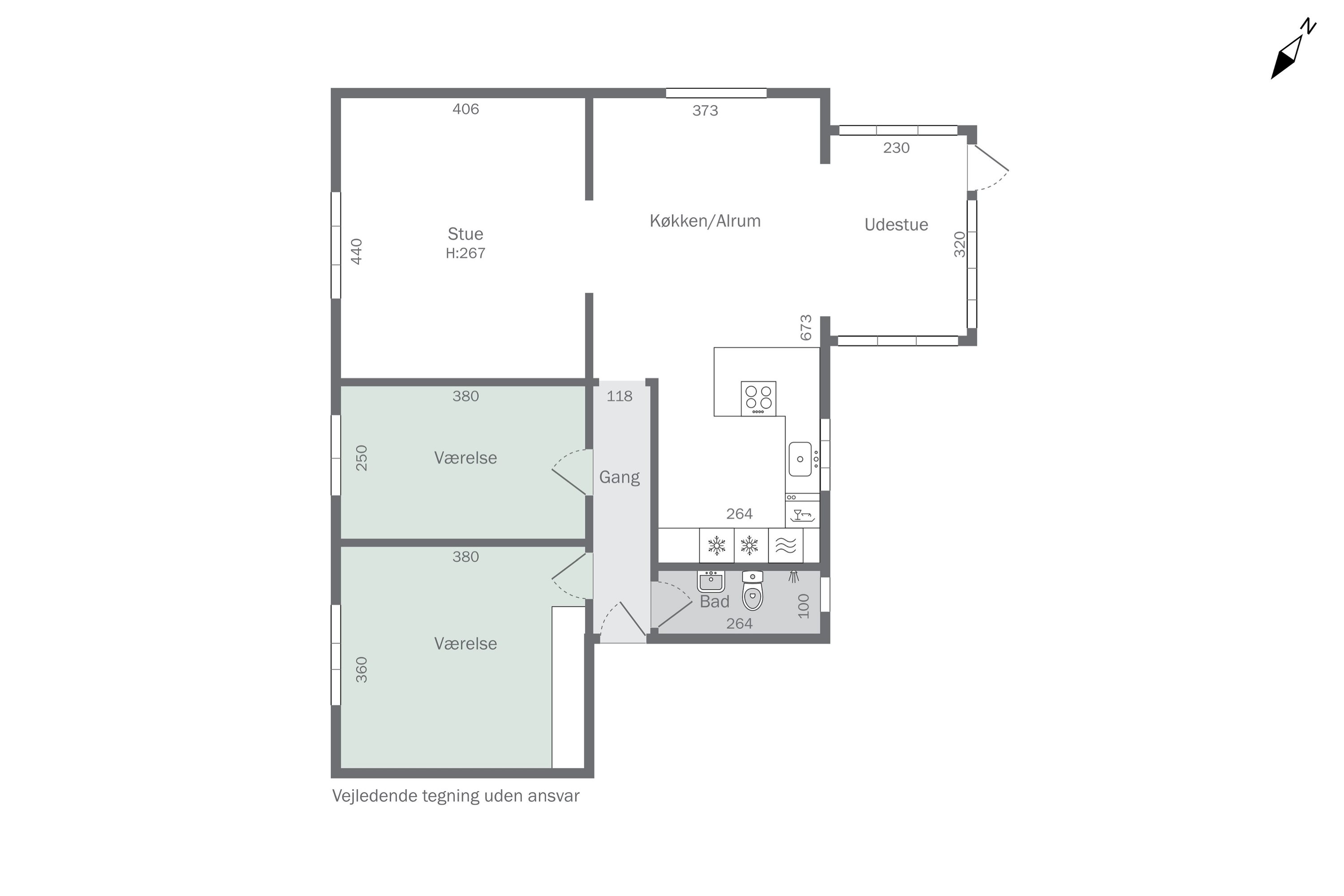 Plantegninger billede af Vindingevej 30, st.., 5800 Nyborg