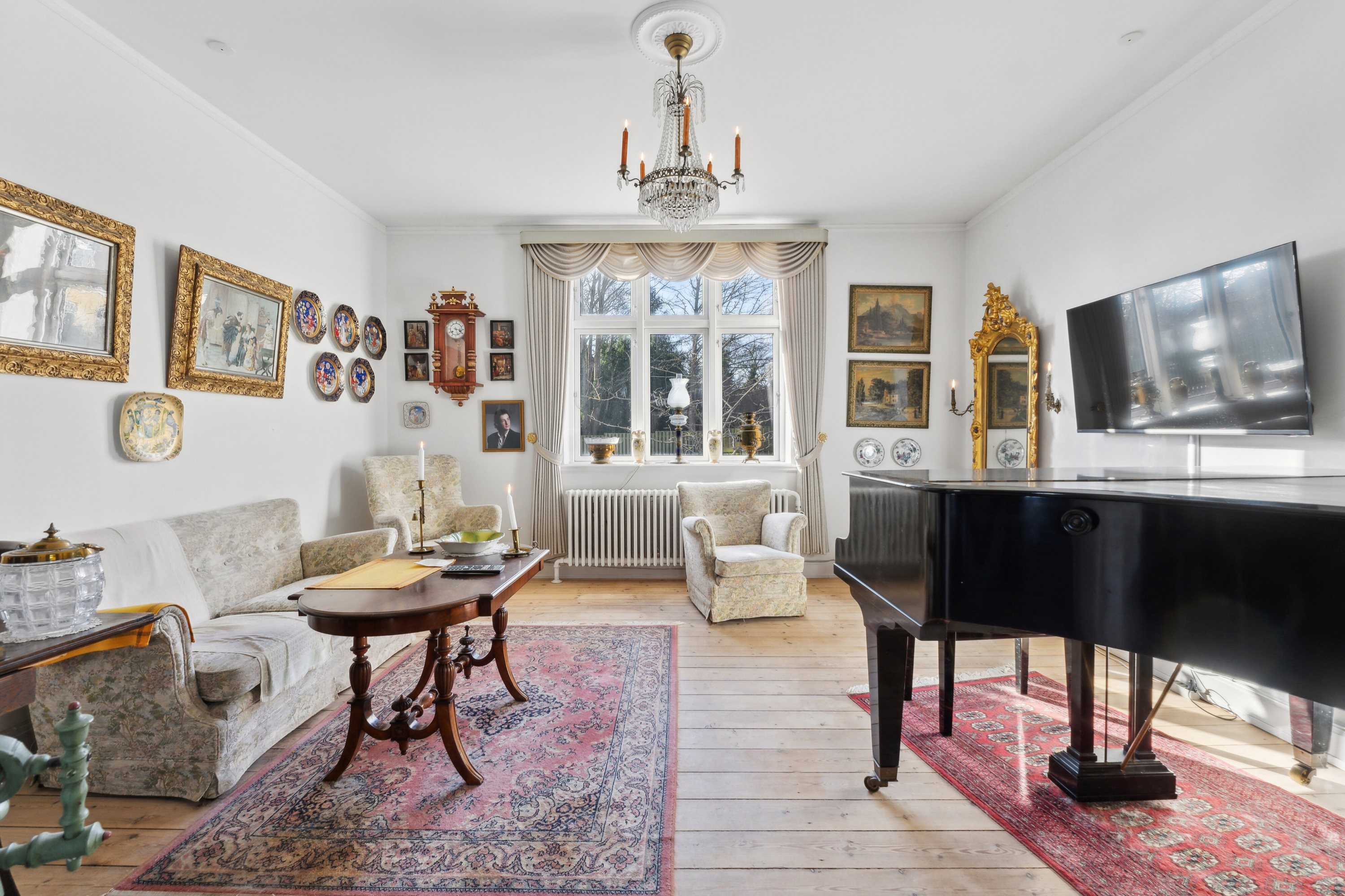 Fremhævet stue billede i fuldskærmstilstand. Billede af Vindingevej 30, st.., 5800 Nyborg