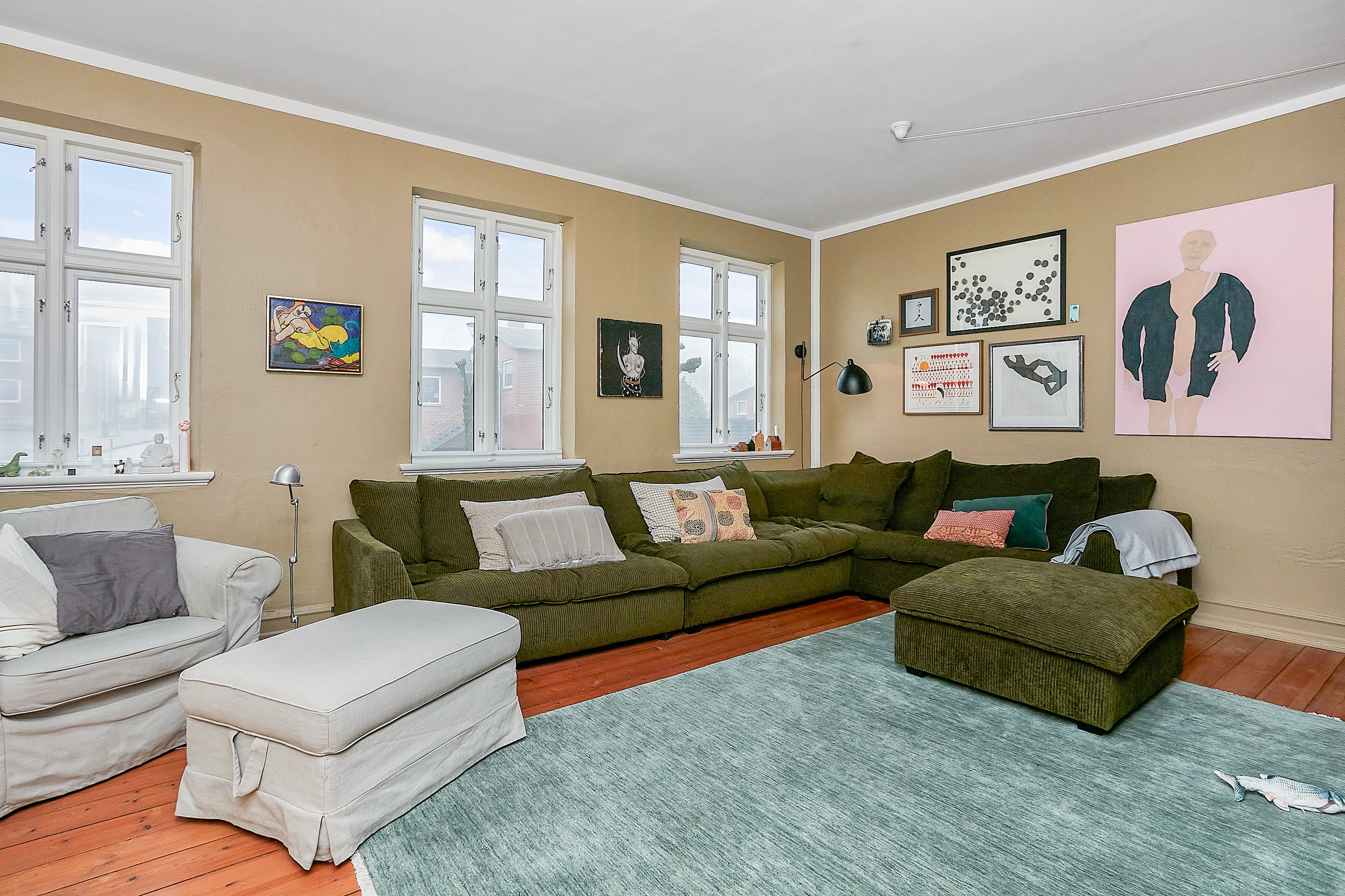 Fremhævet stue billede i fuldskærmstilstand. Billede af Søndergade 16, 8740 Brædstrup