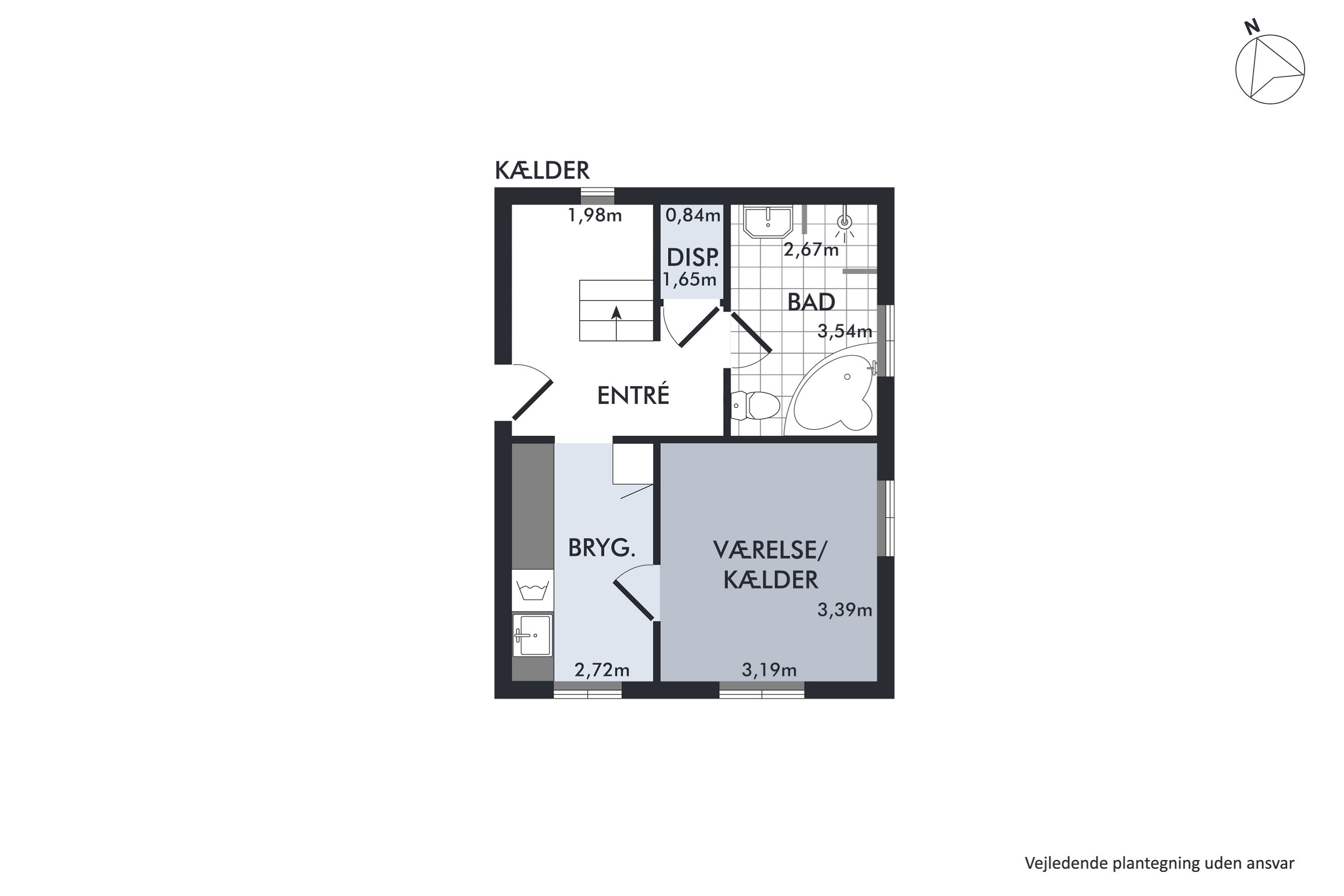Plantegninger billede af Markedsgade 82B, 7900 Nykøbing M