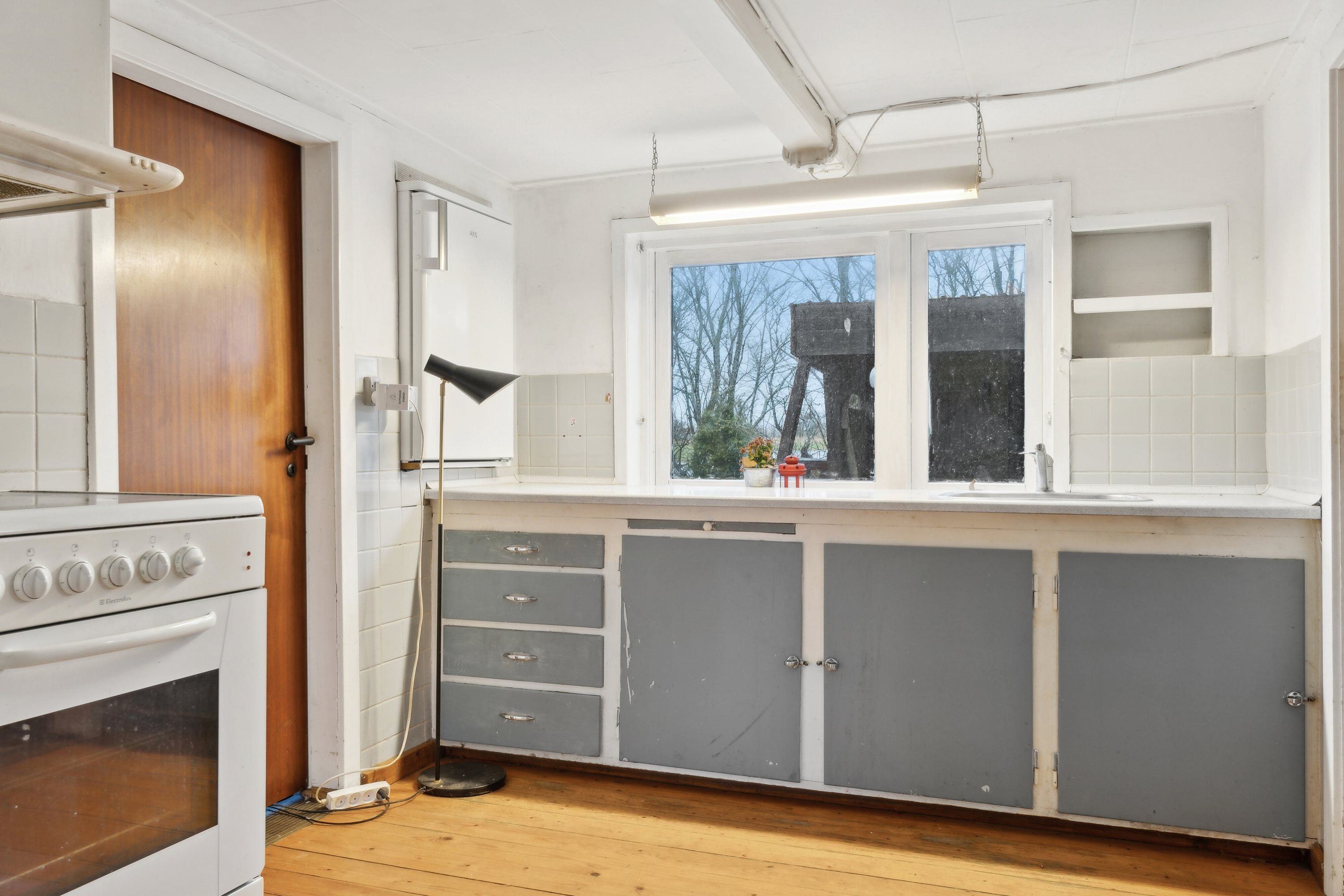 Fremhævet køkken billede i fuldskærmstilstand. Billede af Allingdamvej 149, Bjergby, 9800 Hjørring