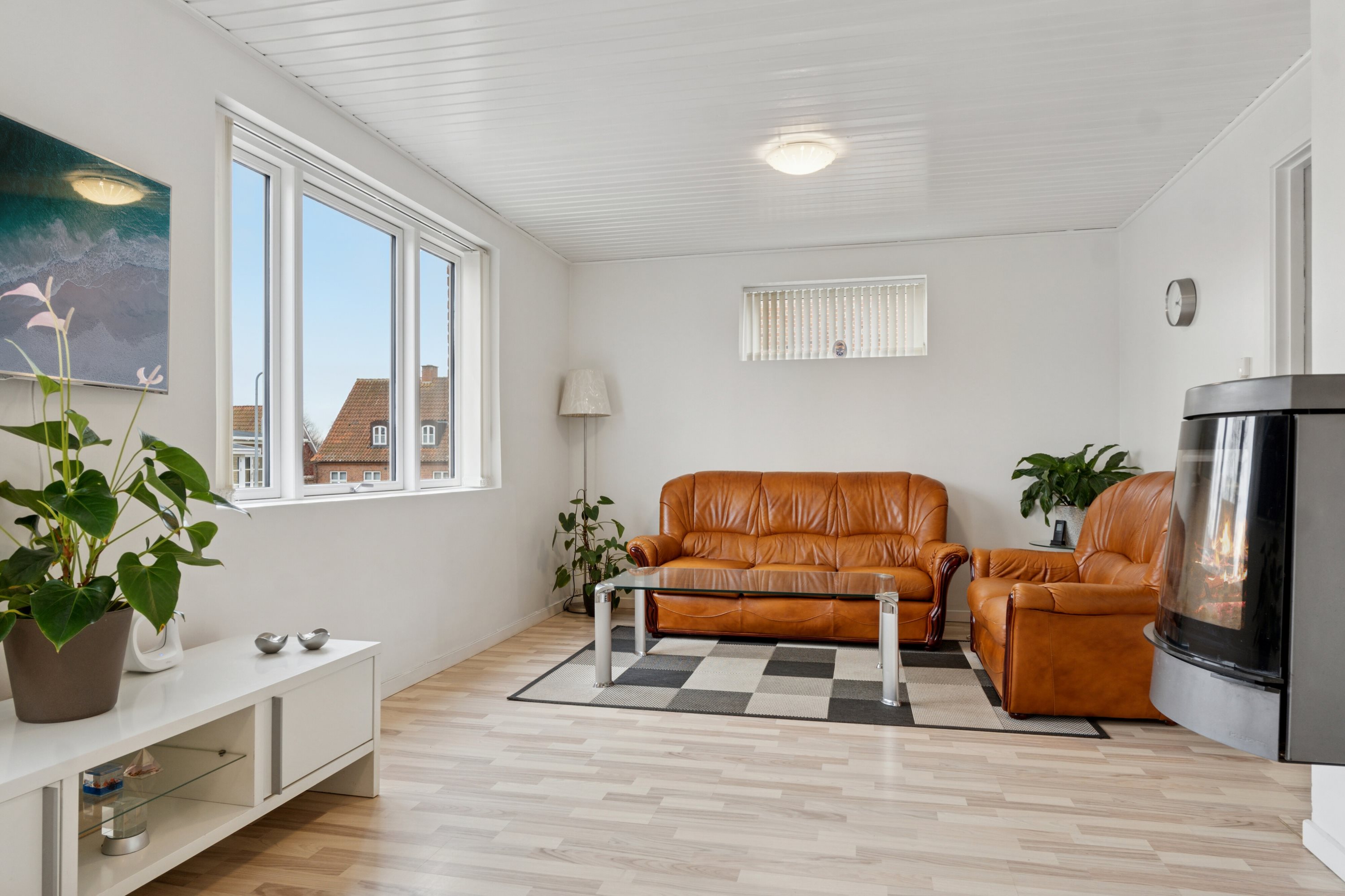 Fremhævet stue billede i fuldskærmstilstand. Billede af Brickasvej 12, 3400 Hillerød