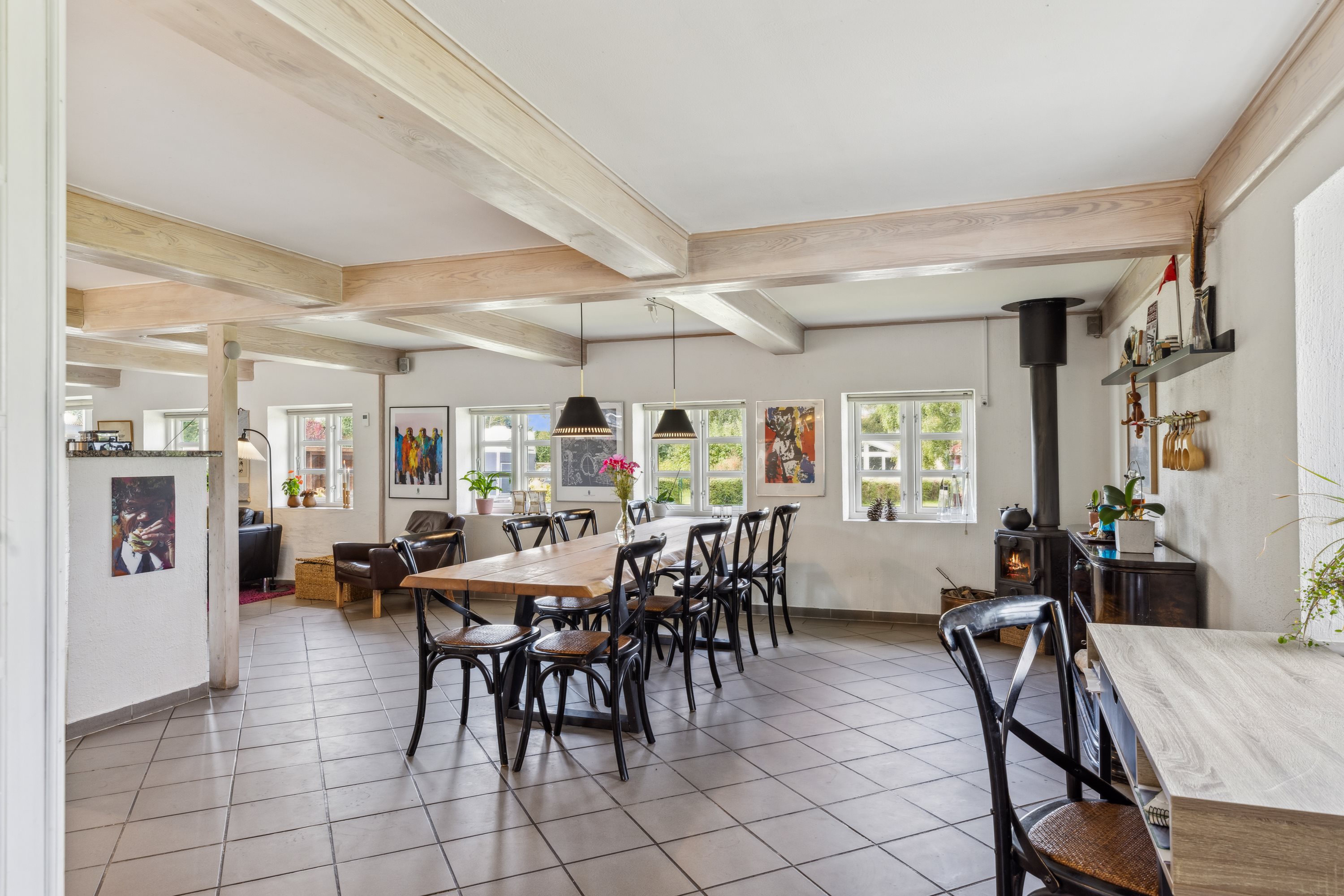 Fremhævet stue billede i fuldskærmstilstand. Billede af Østerballe 12, Skelde, 6310 Broager