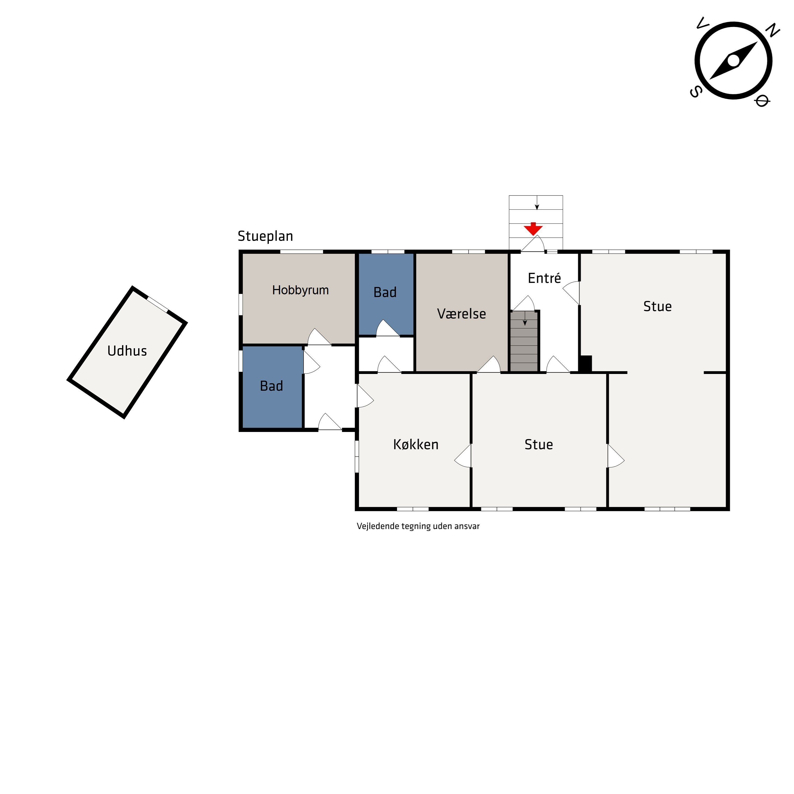 Plantegninger billede af Tandervej 9, 8320 Mårslet