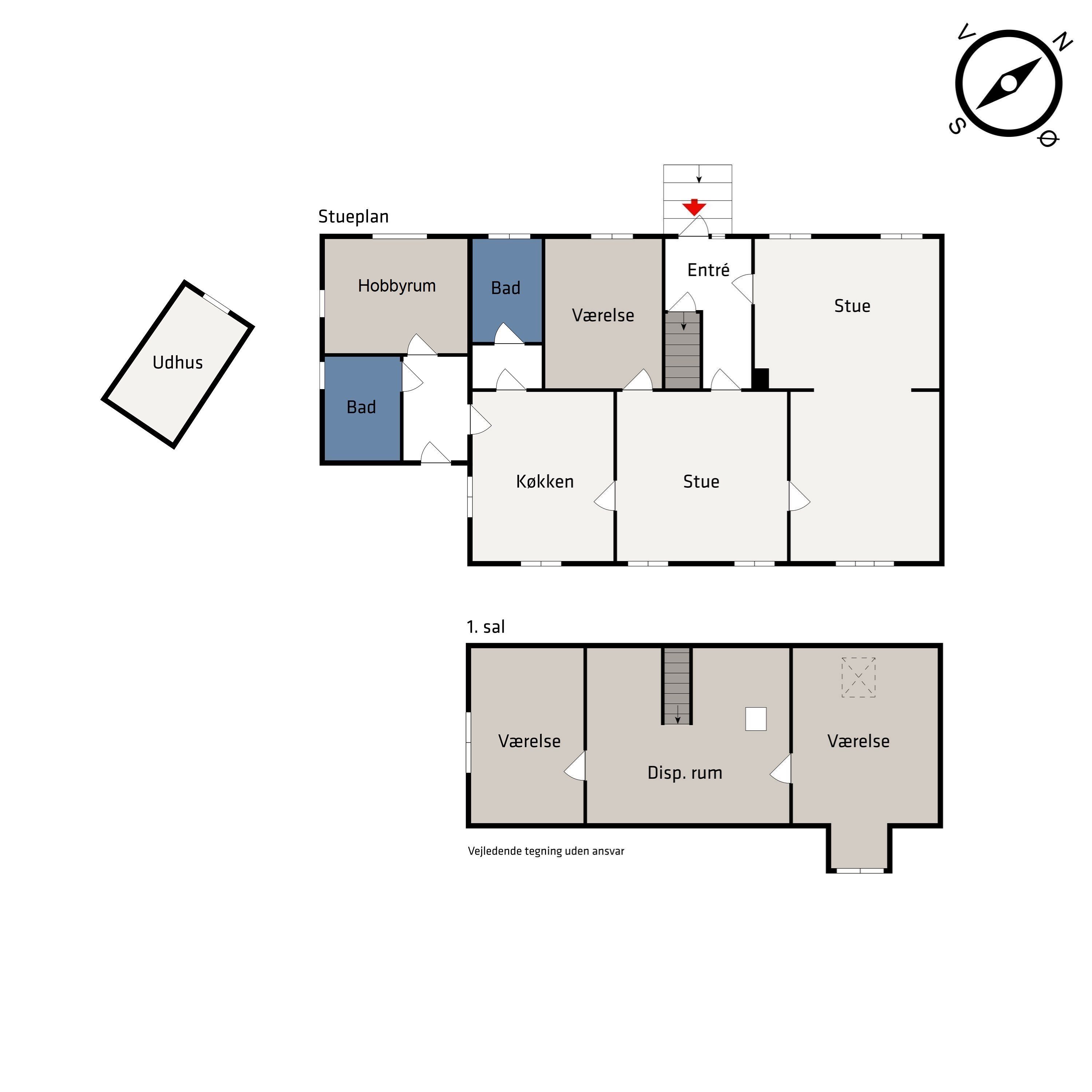 Plantegninger billede af Tandervej 9, 8320 Mårslet