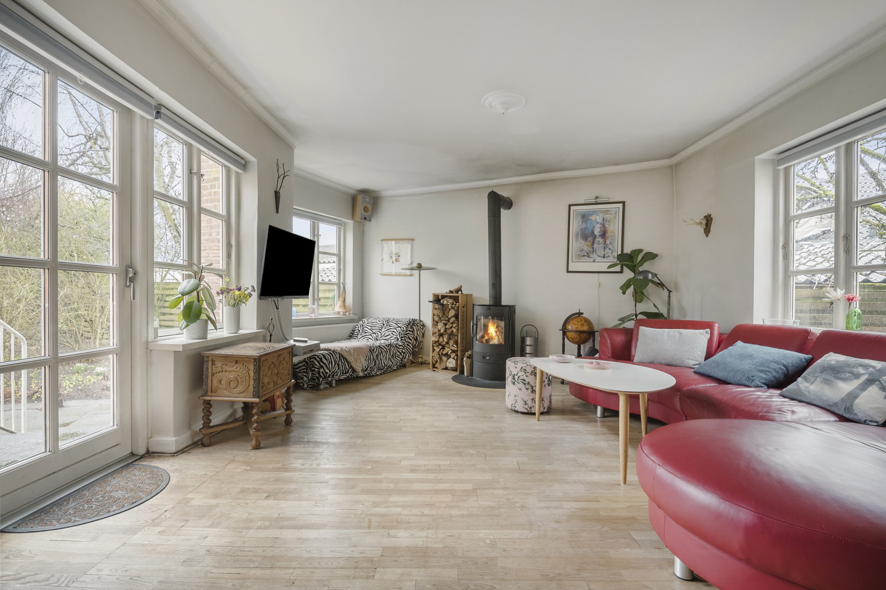 Fremhævet stue billede i fuldskærmstilstand. Billede af Forten 6, Lisbjerg, 8200 Aarhus N