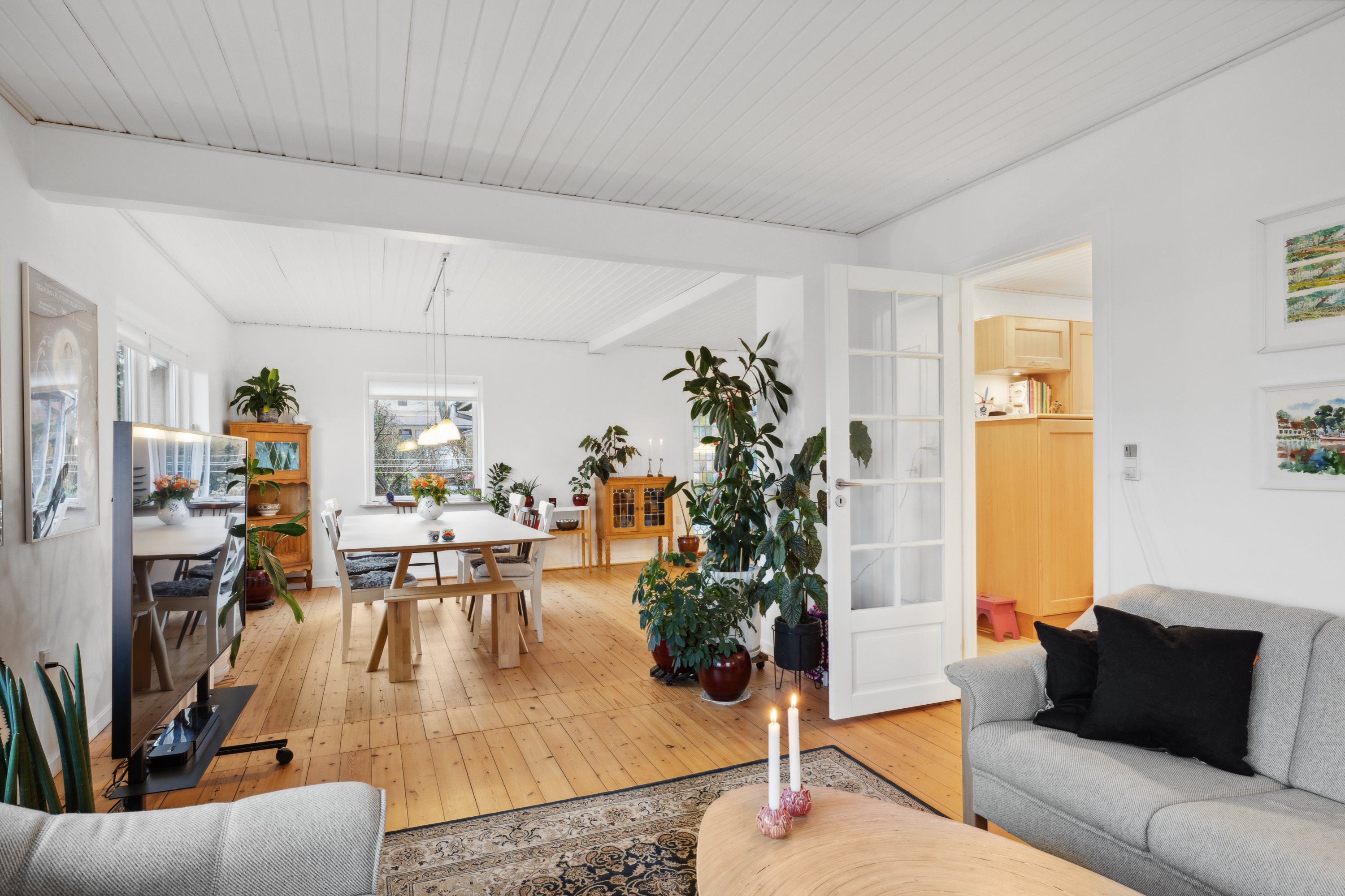 Fremhævet stue billede i fuldskærmstilstand. Billede af Johannes Ewalds Vej 7, 8800 Viborg