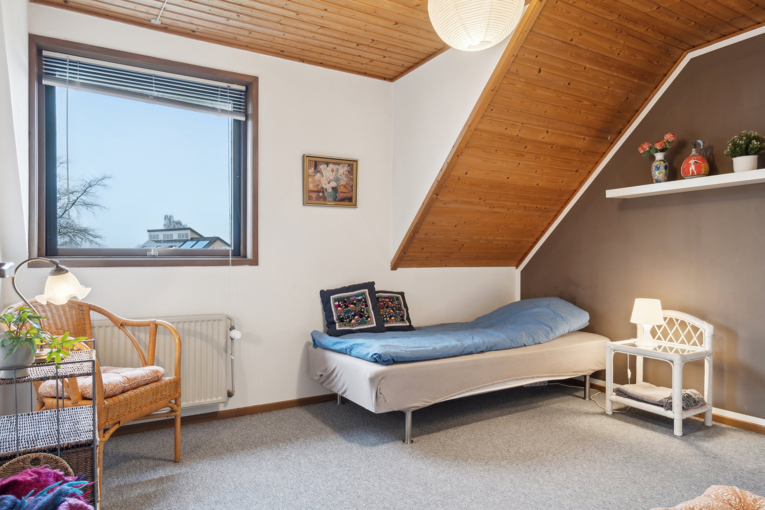 Fremhævet soveværelse billede i fuldskærmstilstand. Billede af Holmevej 5, 4390 Vipperød