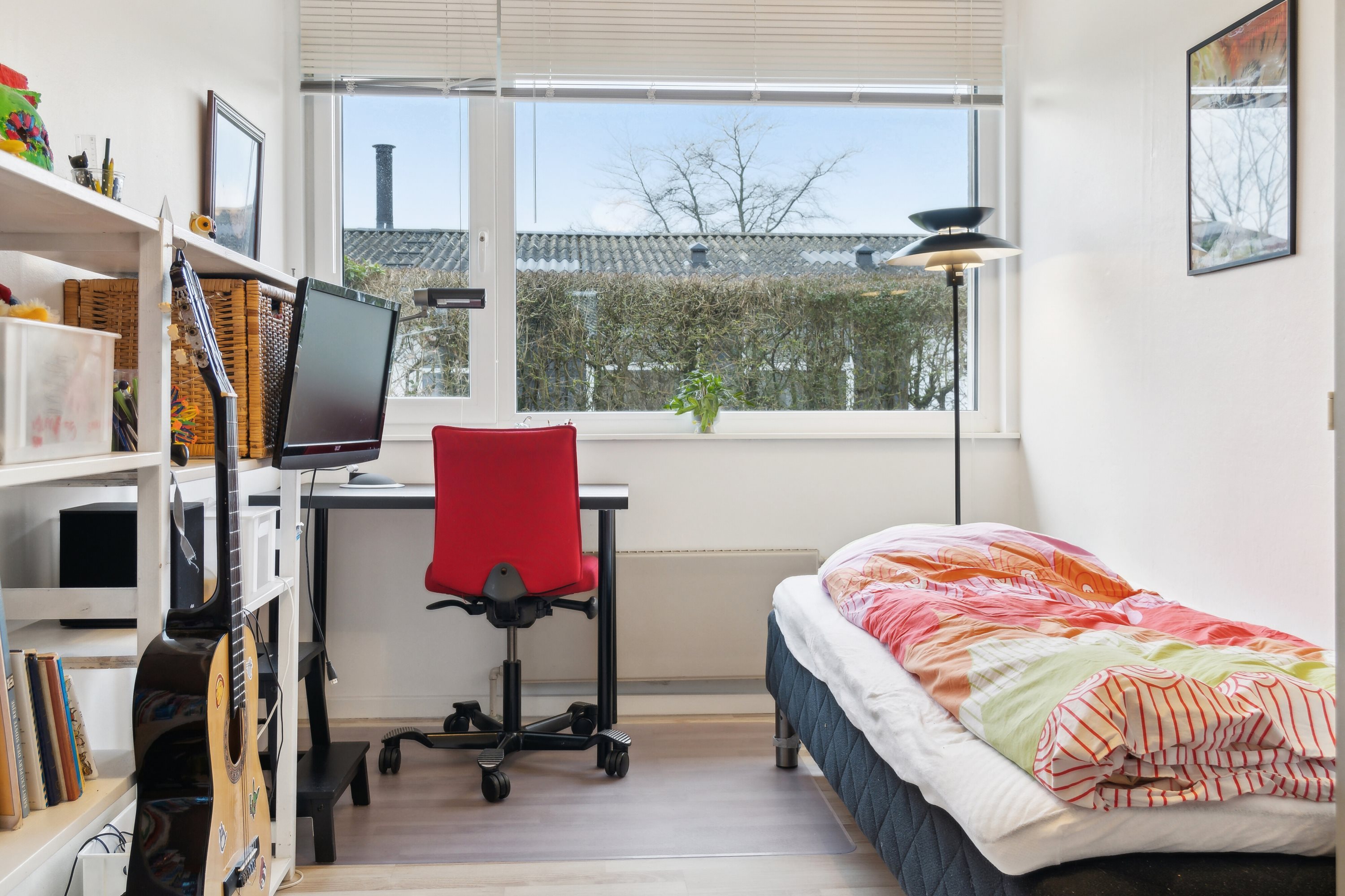 Fremhævet soveværelse billede i fuldskærmstilstand. Billede af Holmevej 5, 4390 Vipperød