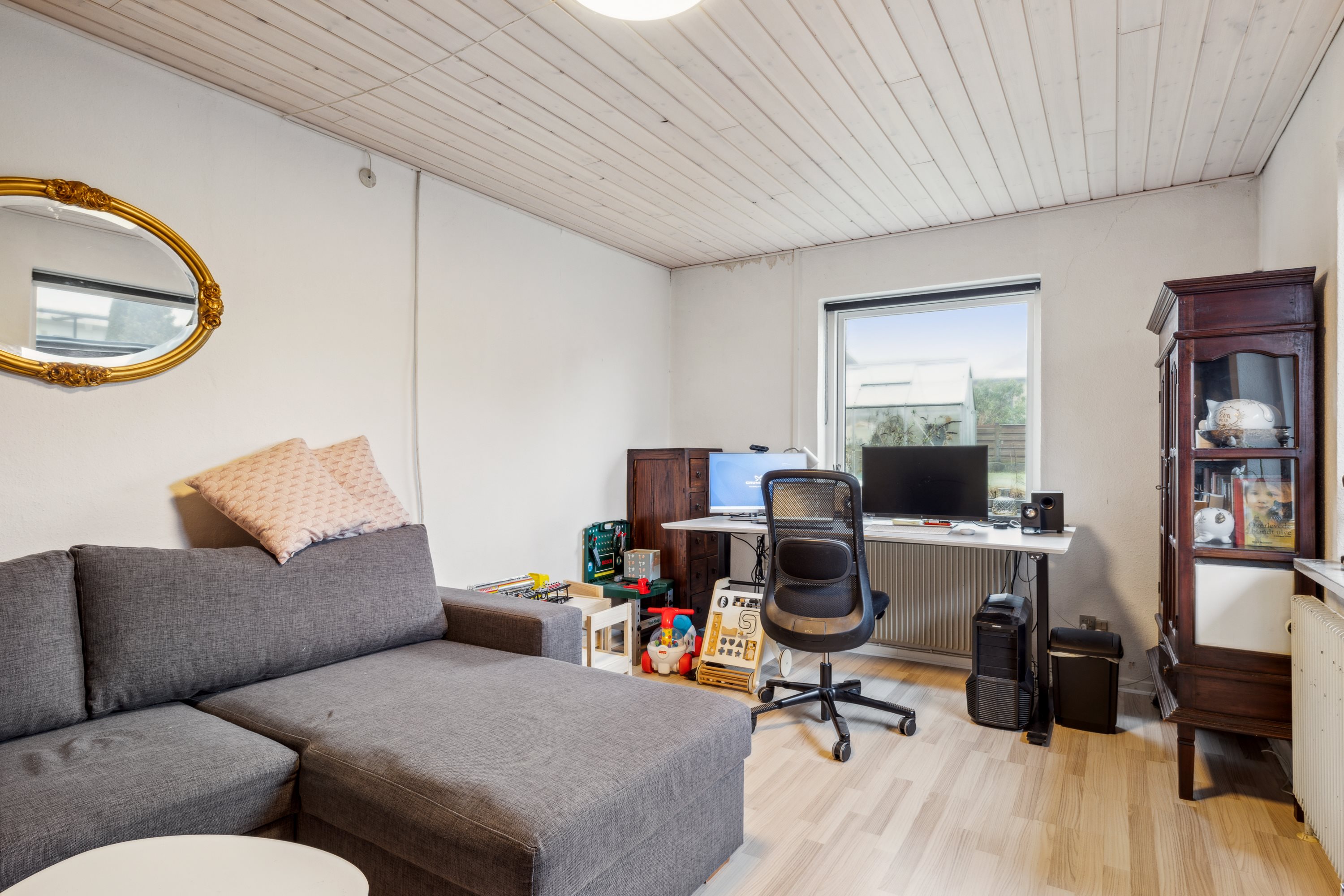 Fremhævet stue billede i fuldskærmstilstand. Billede af Mimersvej 29, 8800 Viborg