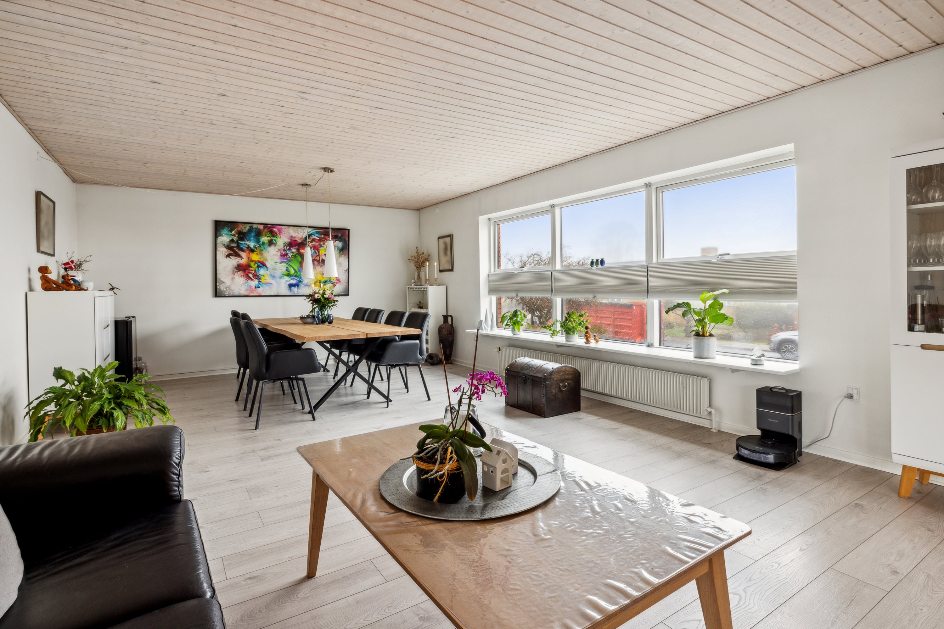 Fremhævet stue billede i fuldskærmstilstand. Billede af Mimersvej 29, 8800 Viborg