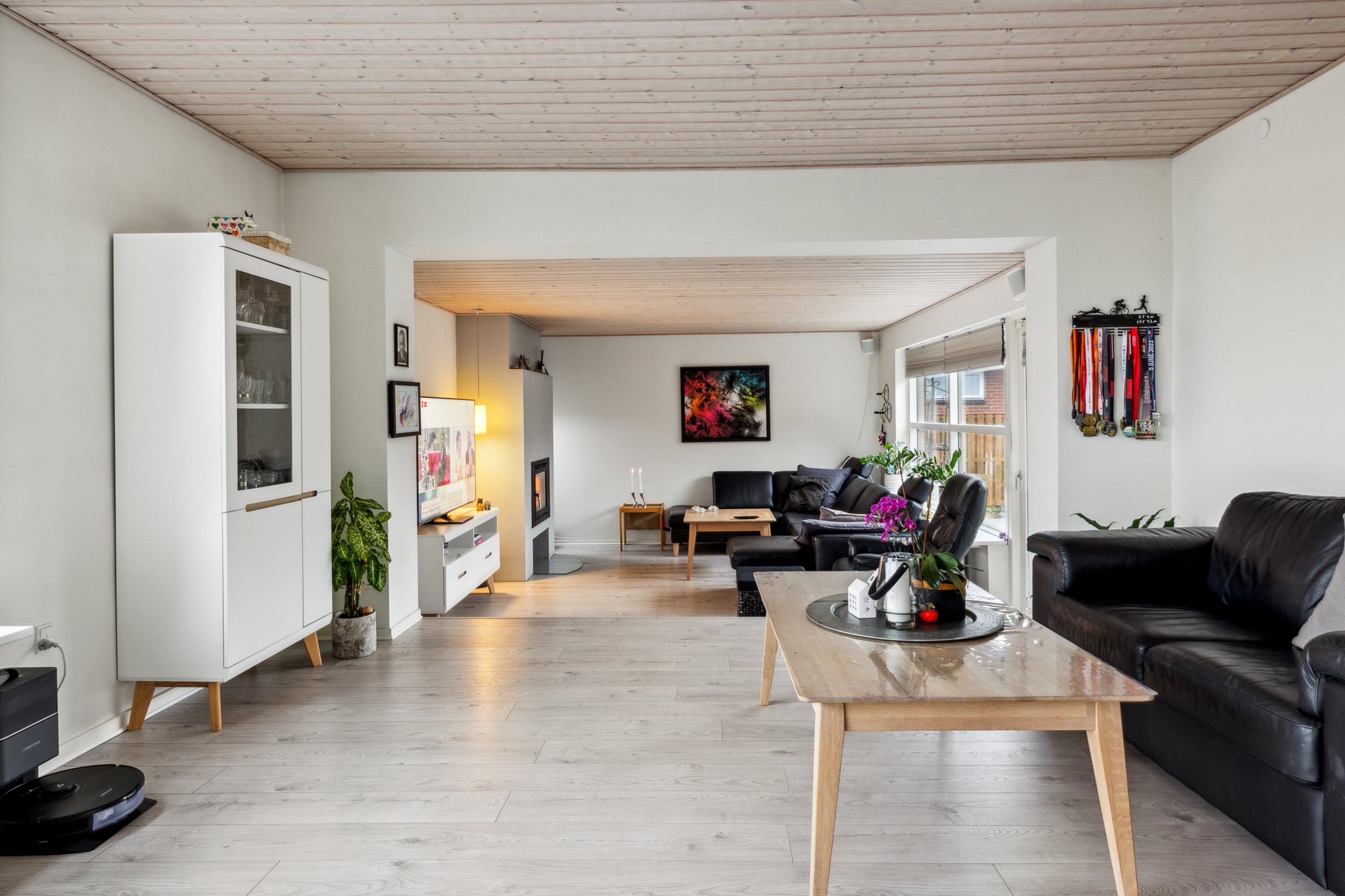 Fremhævet stue billede i fuldskærmstilstand. Billede af Mimersvej 29, 8800 Viborg