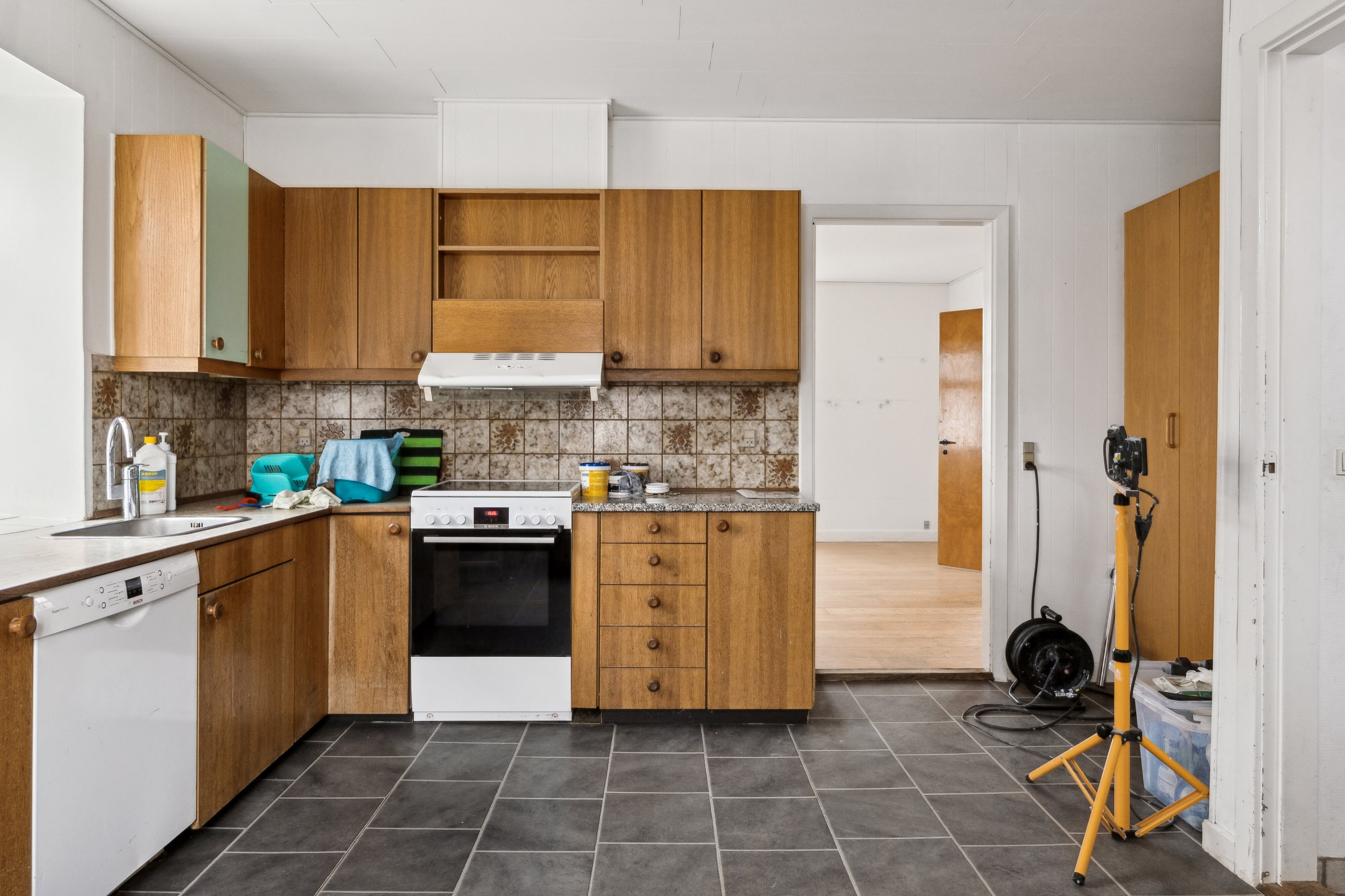 Fremhævet køkken billede i fuldskærmstilstand. Billede af Bildsøvej 88, Kelstrup, 4200 Slagelse