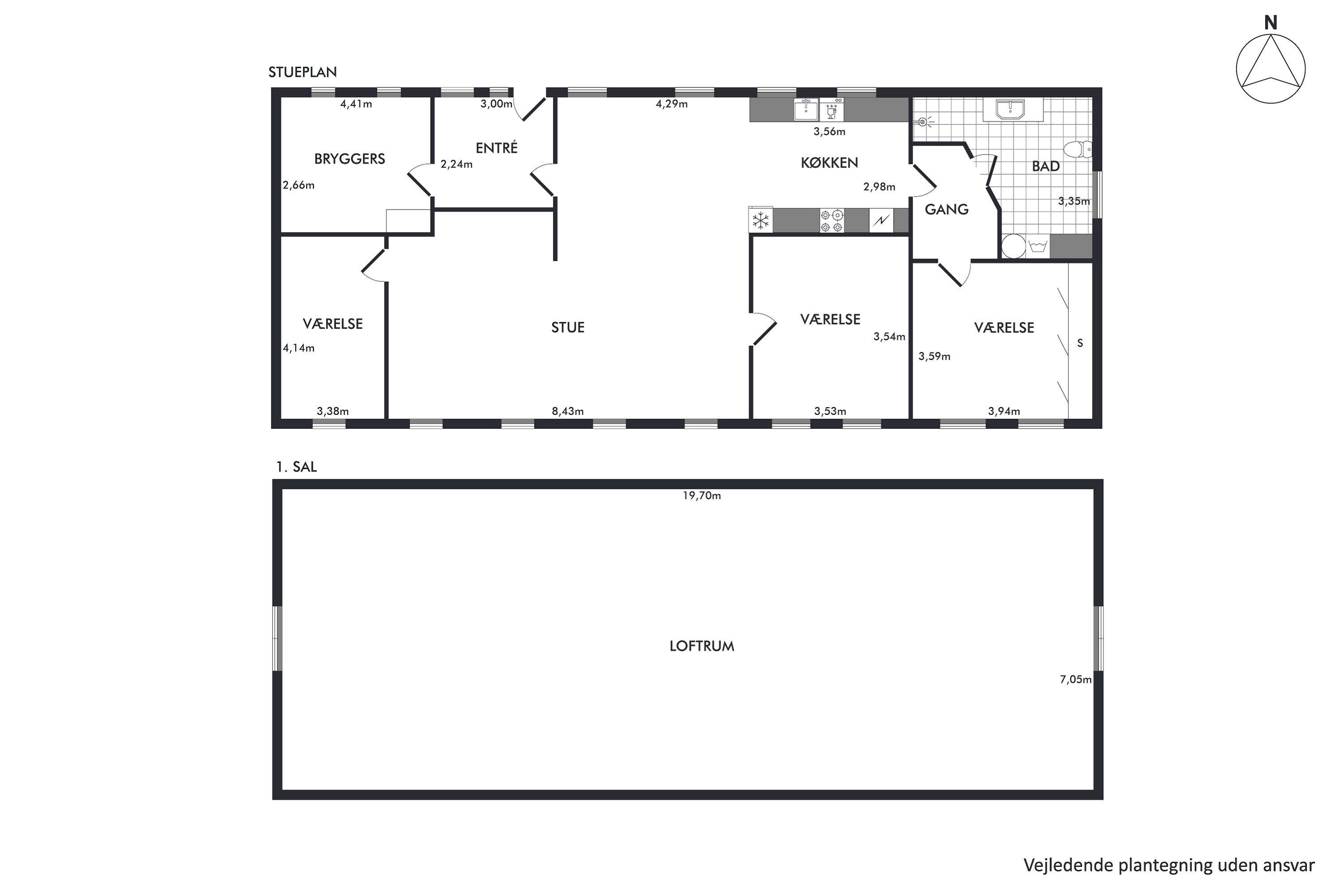 Plantegninger billede af Tingvej 53, Tostrup, 9632 Møldrup