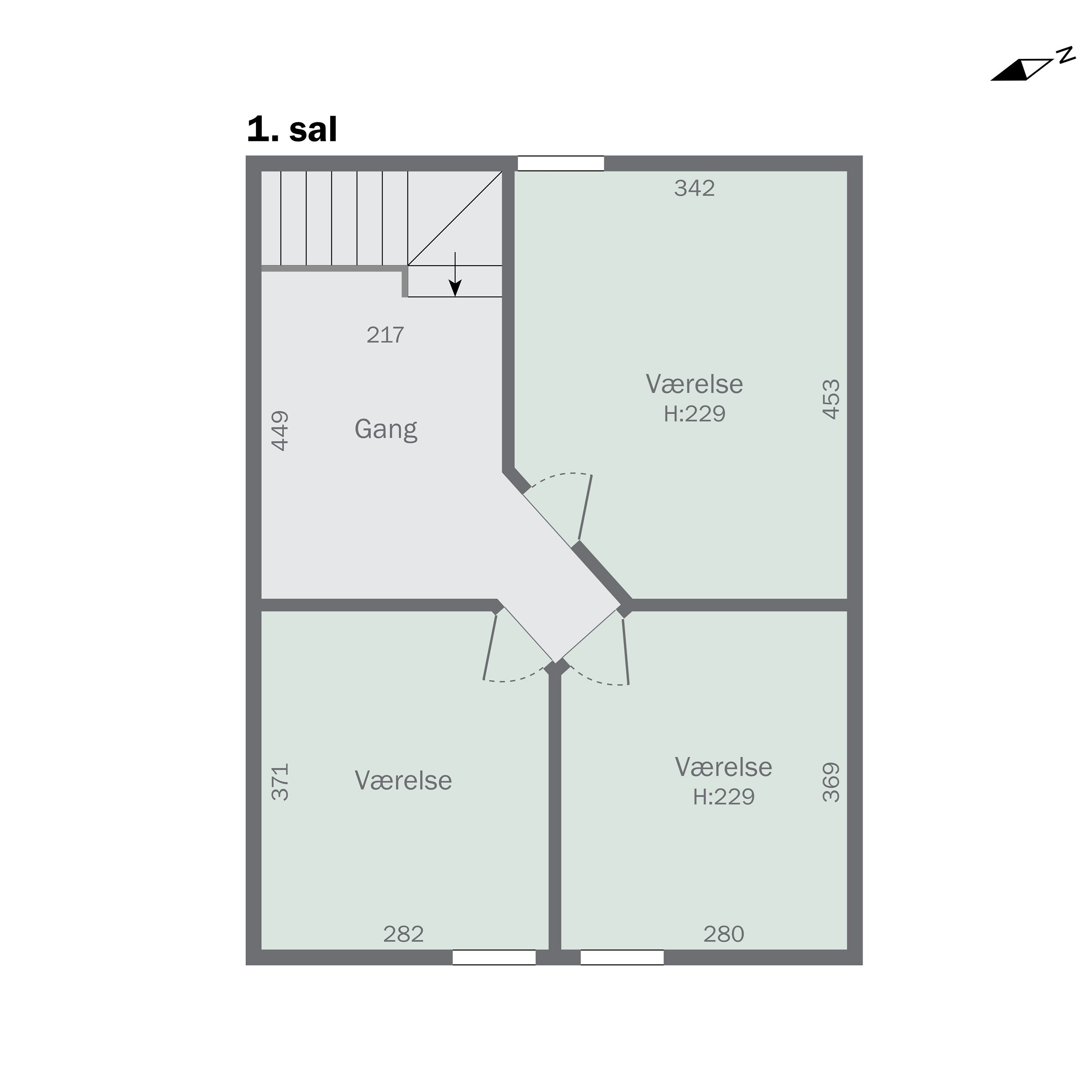 Plantegninger billede af Birkevej 43, 7442 Engesvang