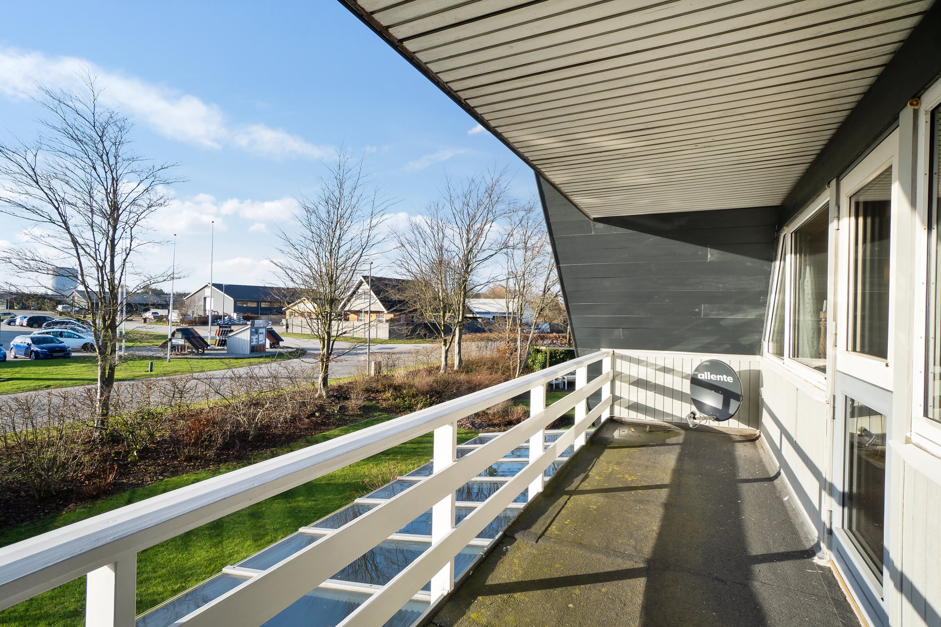 Fremhævet altan billede i fuldskærmstilstand. Billede af Soltoften 6, 7900 Nykøbing M