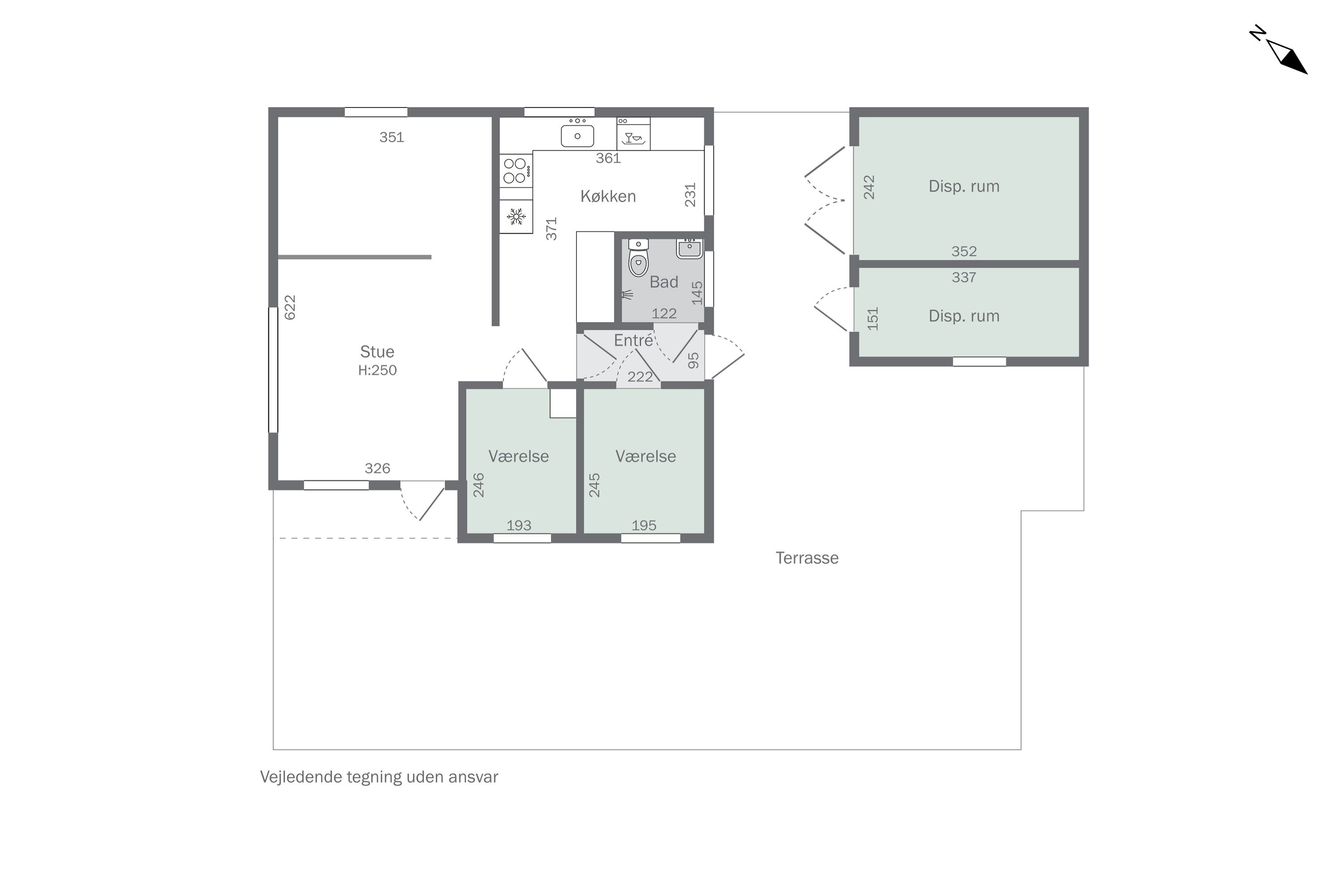 Plantegninger billede af Dompapvej 7, St Kongsmark, 4200 Slagelse