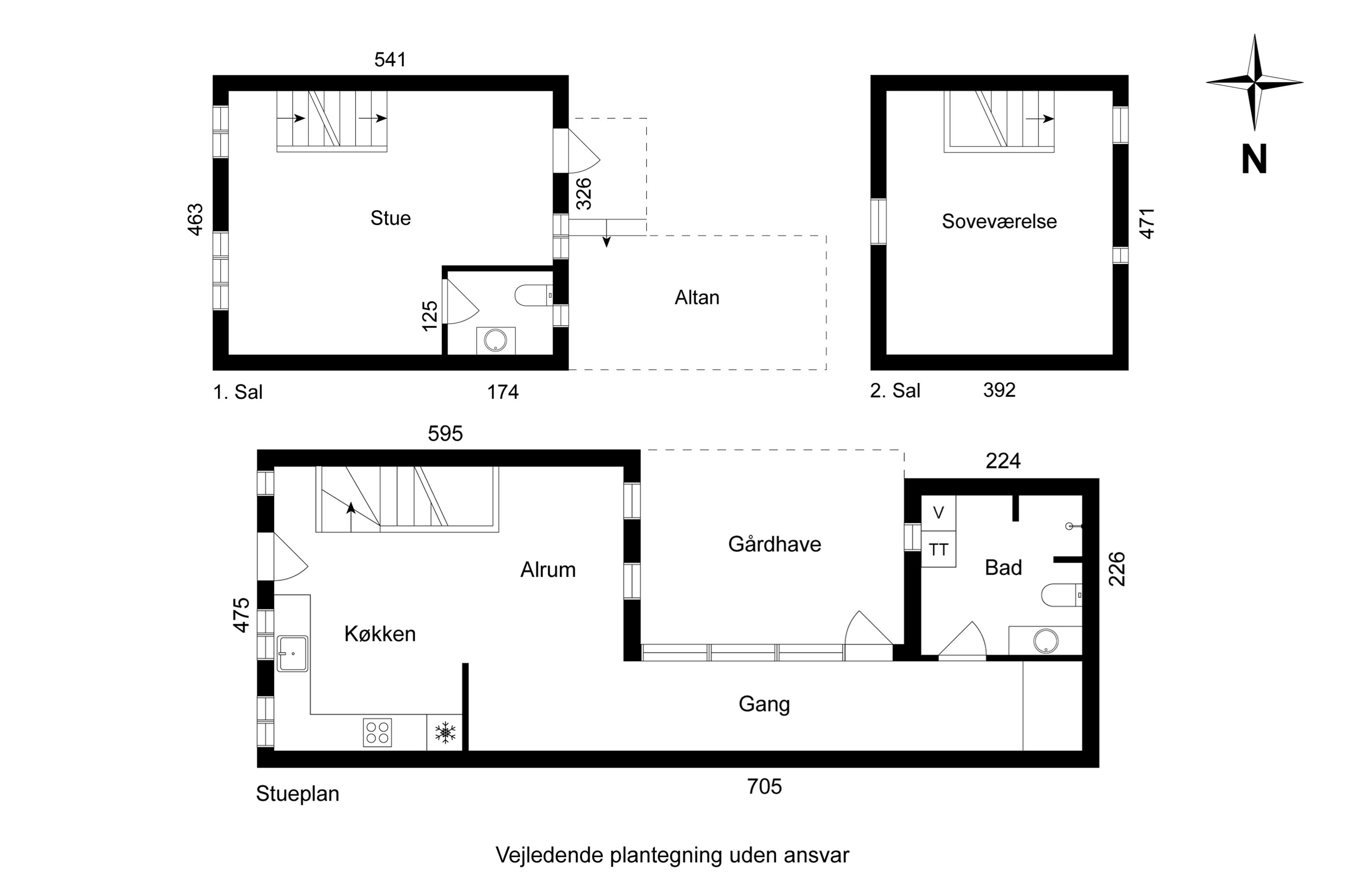 Plantegninger billede af Fugholm 26, 8700 Horsens