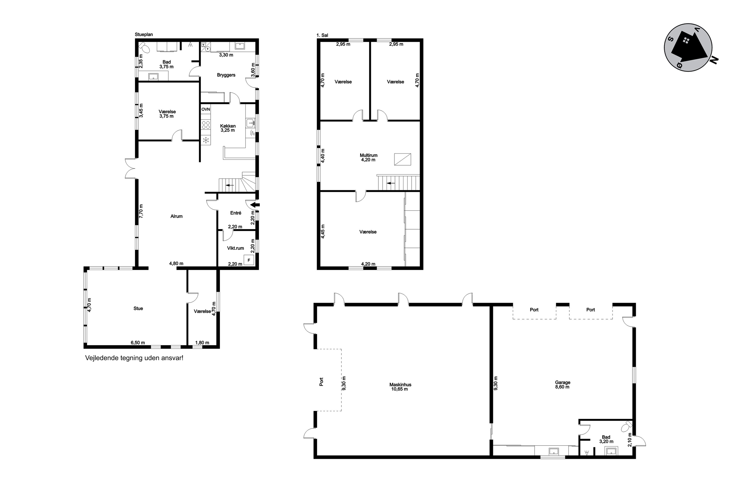 Plantegninger billede af Kærhusvej 19, Vanting, 6971 Spjald