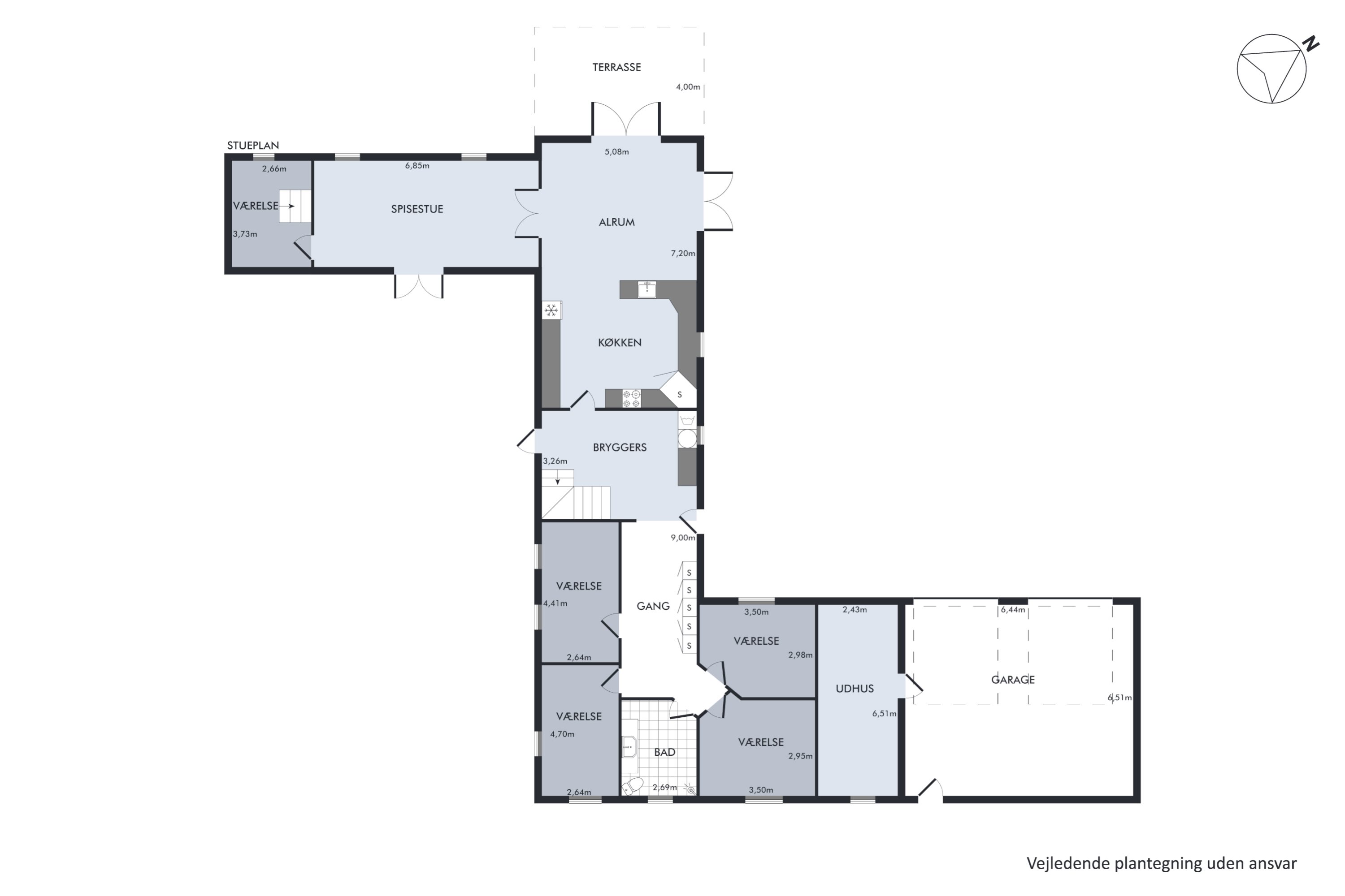 Plantegninger billede af Brødslevvejen 12, Ingstrup, 9480 Løkken