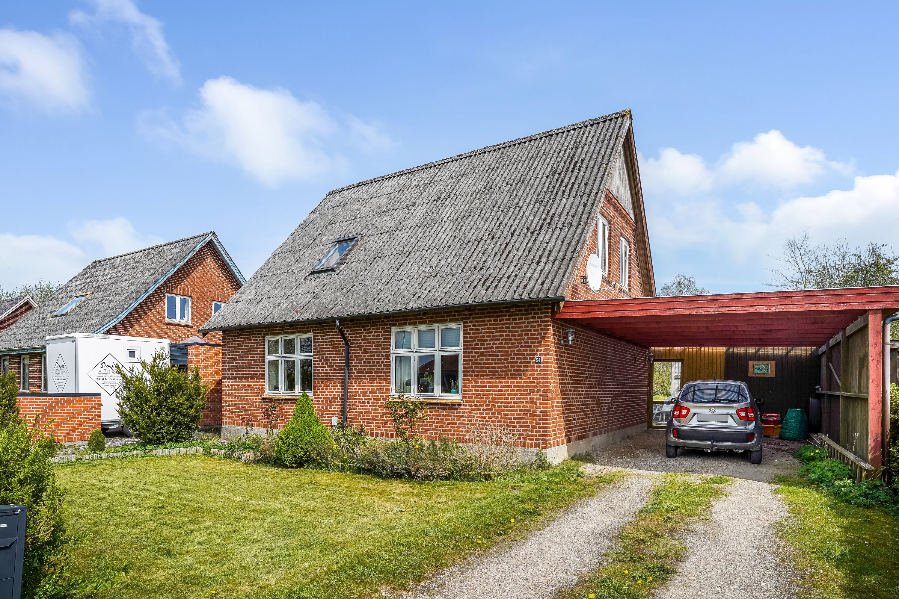 Fremhævet andet billede i fuldskærmstilstand. Billede af Vindelevvej 54, Vindelev, 7300 Jelling