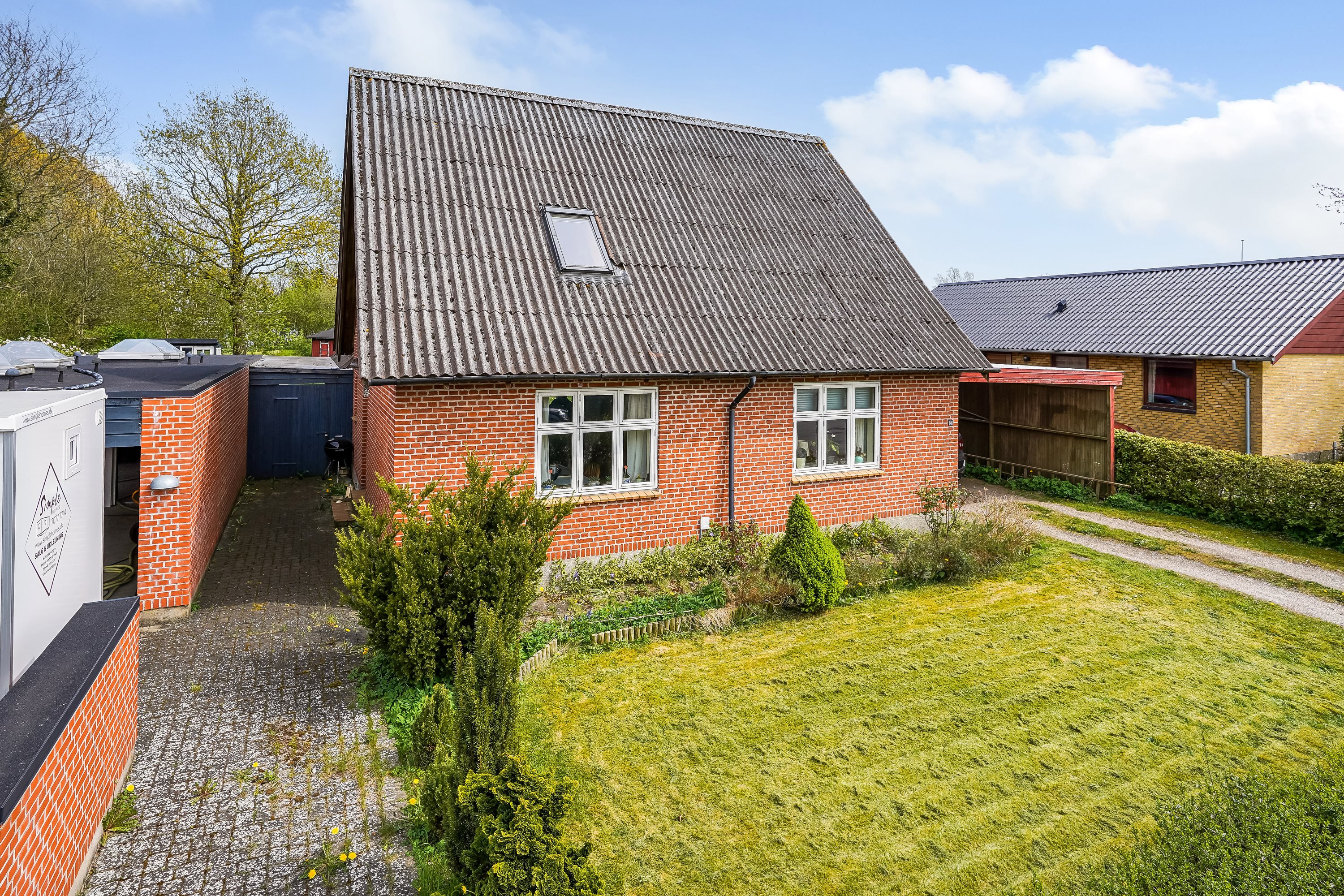 Fremhævet andet billede i fuldskærmstilstand. Billede af Vindelevvej 54, Vindelev, 7300 Jelling