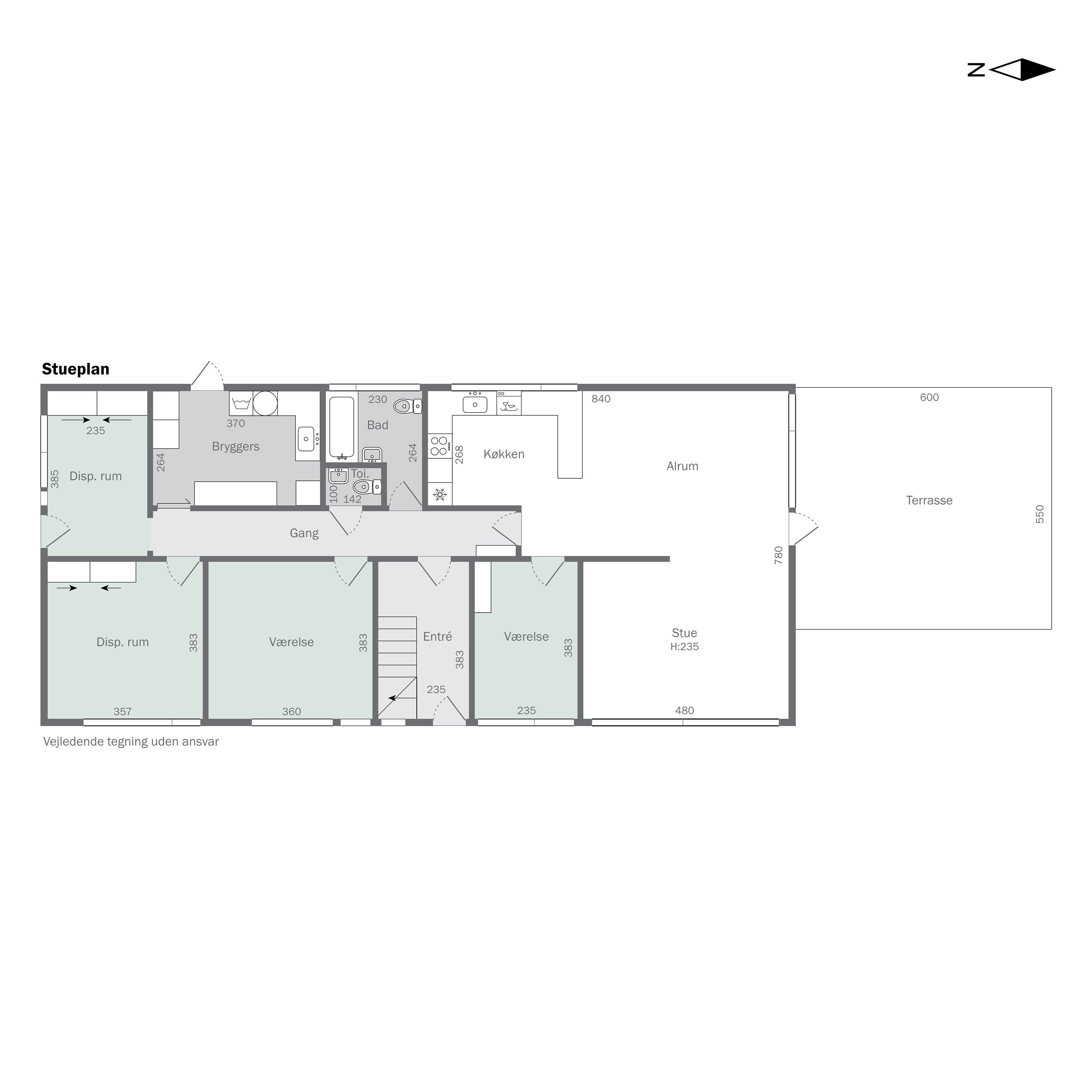 Plantegninger billede af Holmevej 5, 4390 Vipperød
