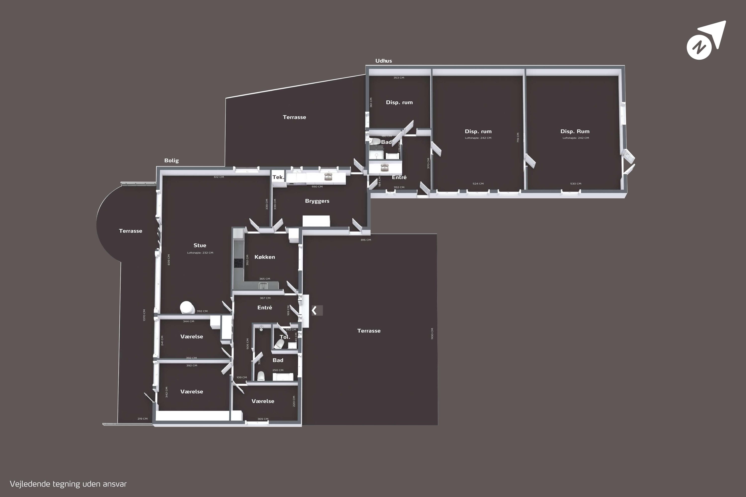 Plantegninger billede af Kirkebjergvej 4, 4623 Lille Skensved