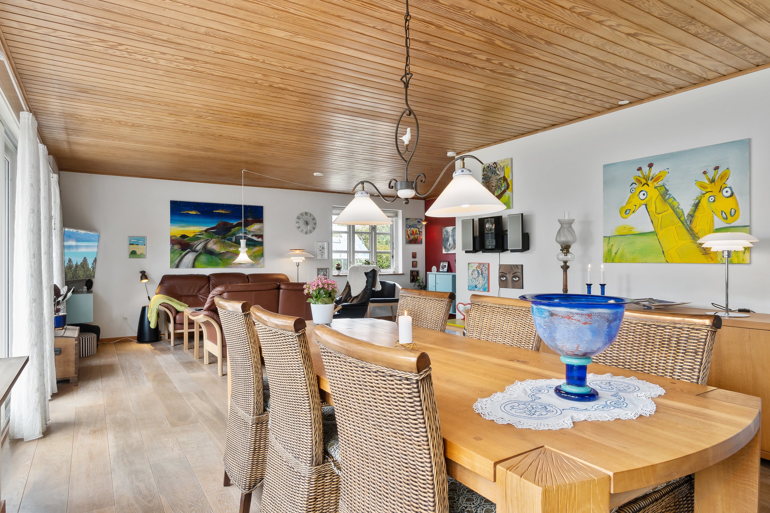 Fremhævet stue billede i fuldskærmstilstand. Billede af Kirkebjergvej 4, 4623 Lille Skensved