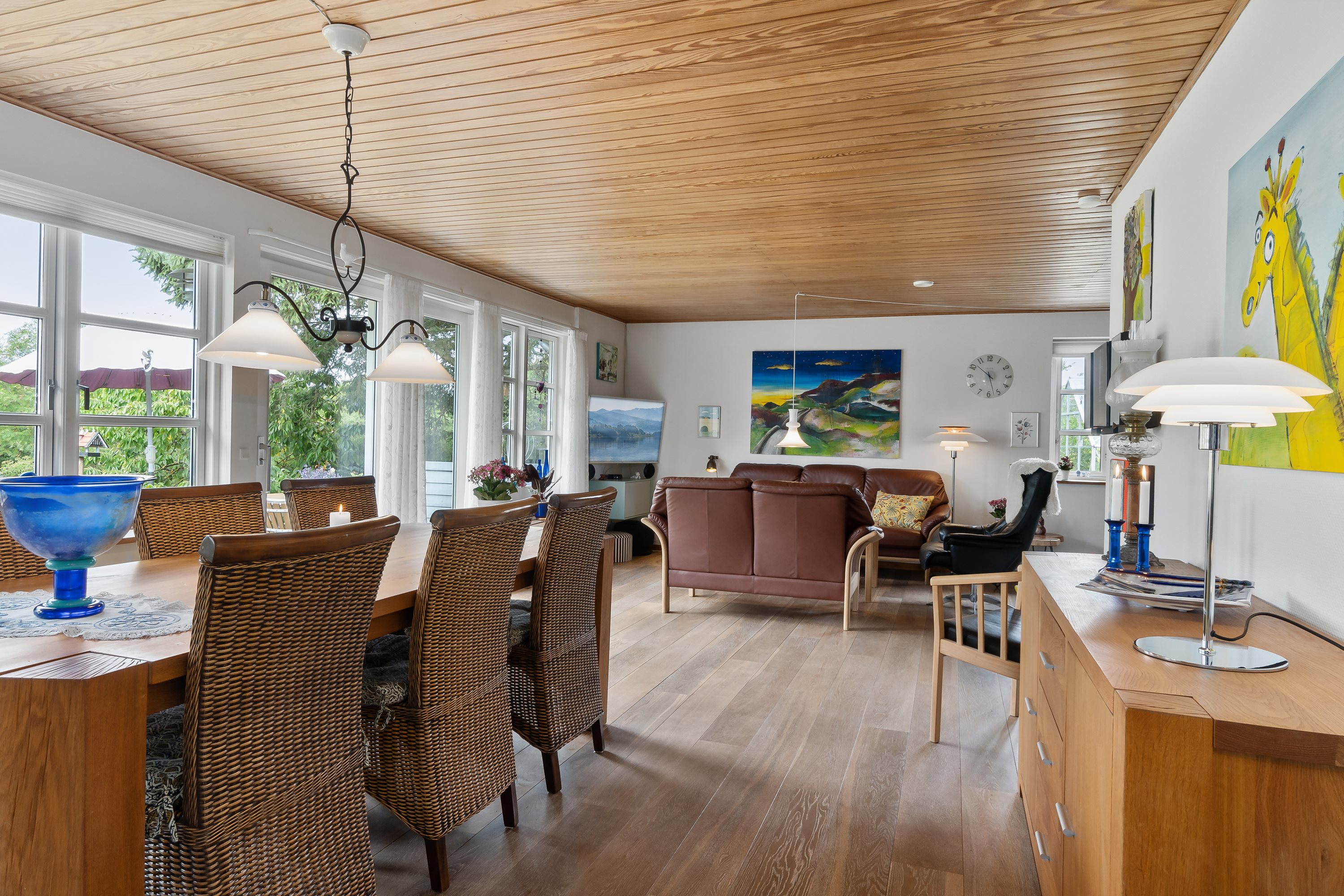 Fremhævet stue billede i fuldskærmstilstand. Billede af Kirkebjergvej 4, 4623 Lille Skensved