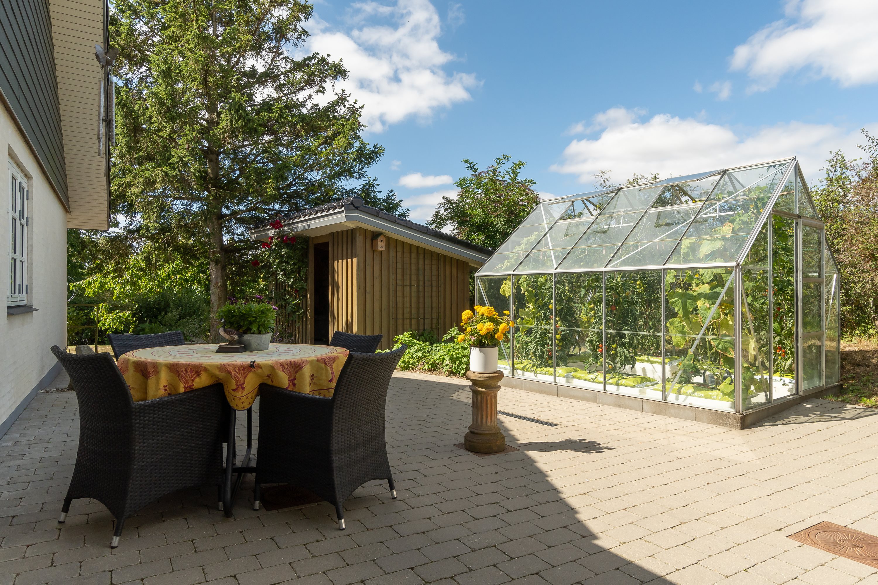 Fremhævet drivhus billede i fuldskærmstilstand. Billede af Kirkebjergvej 4, 4623 Lille Skensved