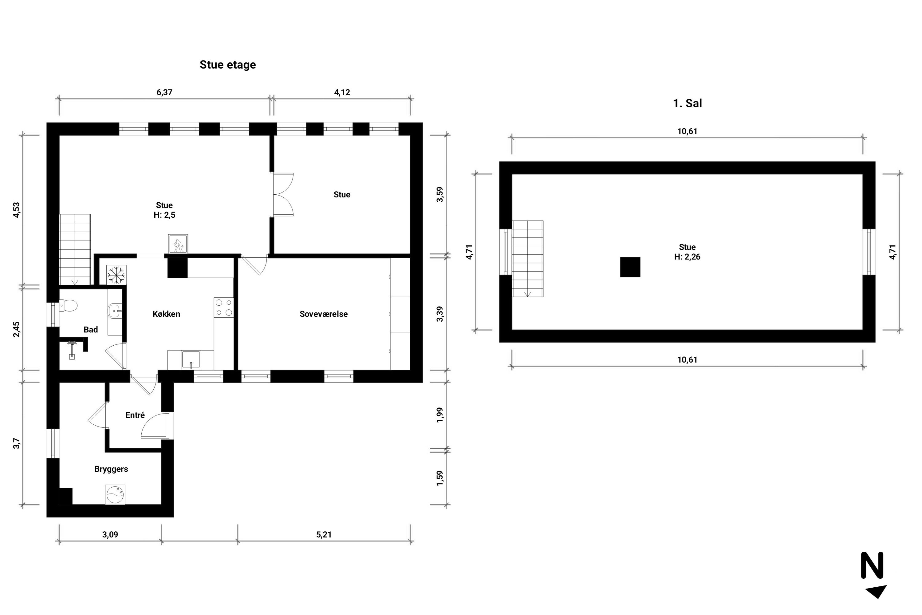 Plantegninger billede af Thorsensvej 12, Kartofte, 4990 Sakskøbing