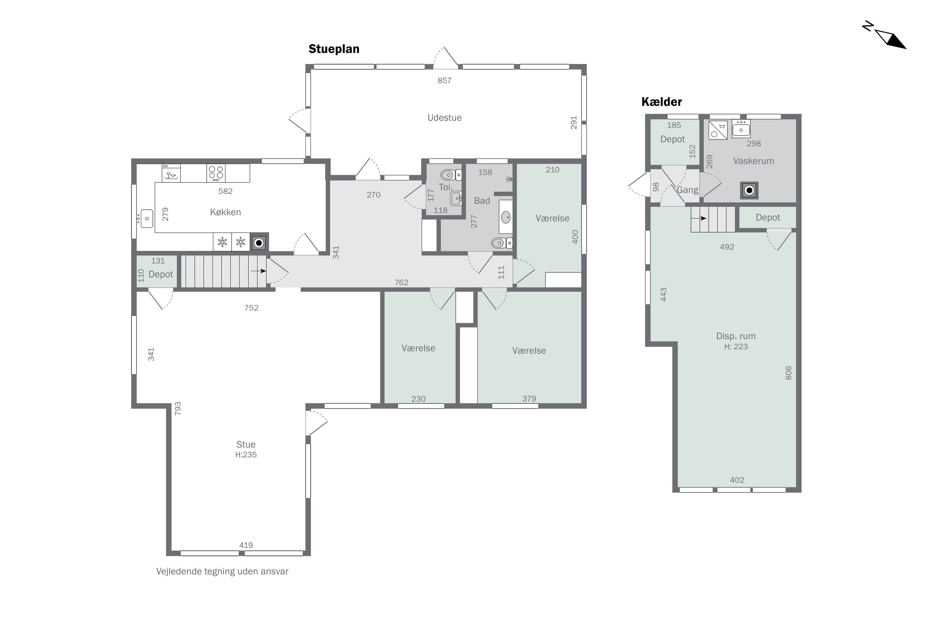 Plantegninger billede af Langåvej 48, 2650 Hvidovre